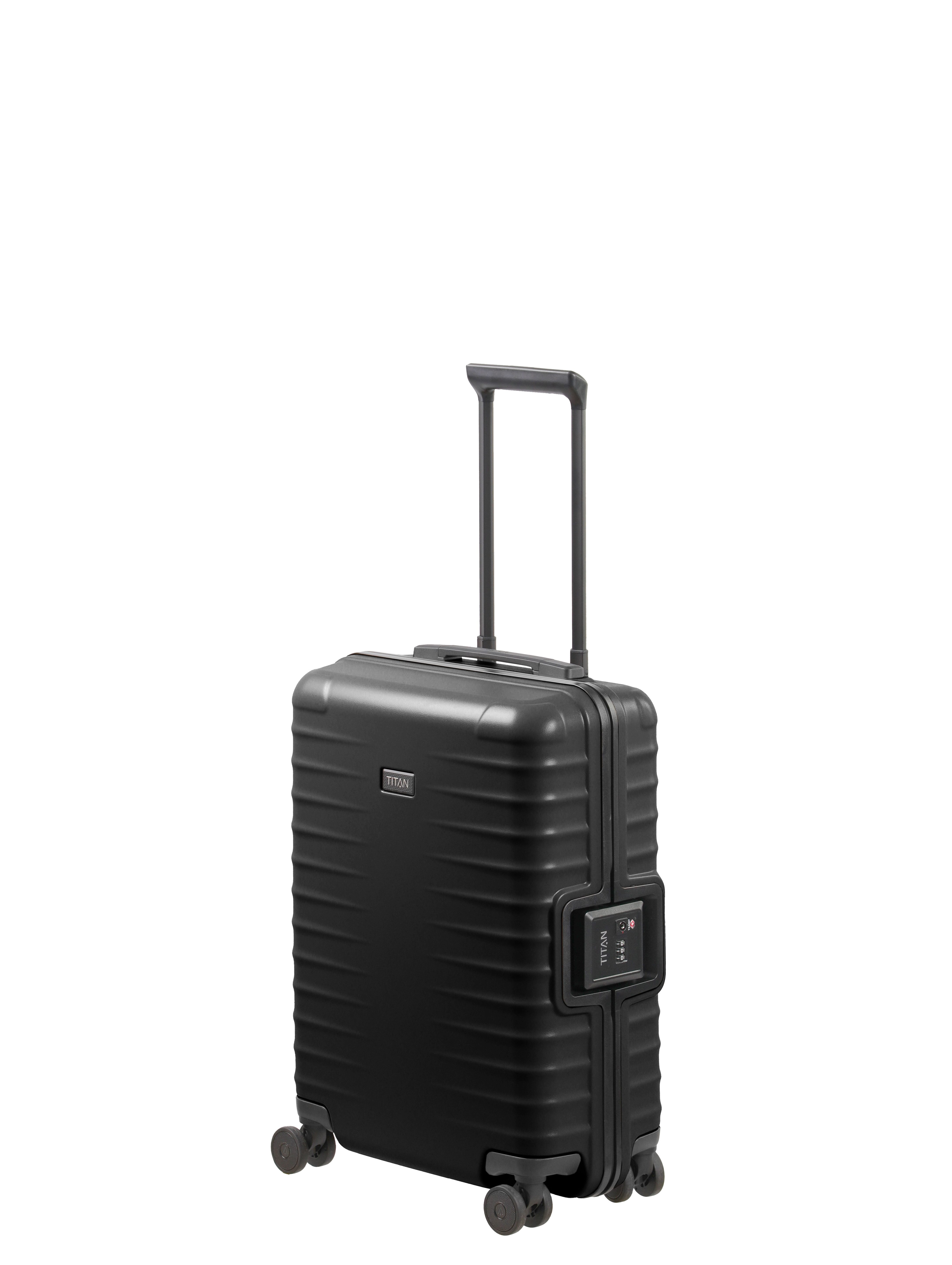TITAN® Trolley OVERSEAS Koffer Hartschale, 4 Rollen, mit TSA-Rahmenschloss, Mono-Lock und kratzresistenter Oberfläche