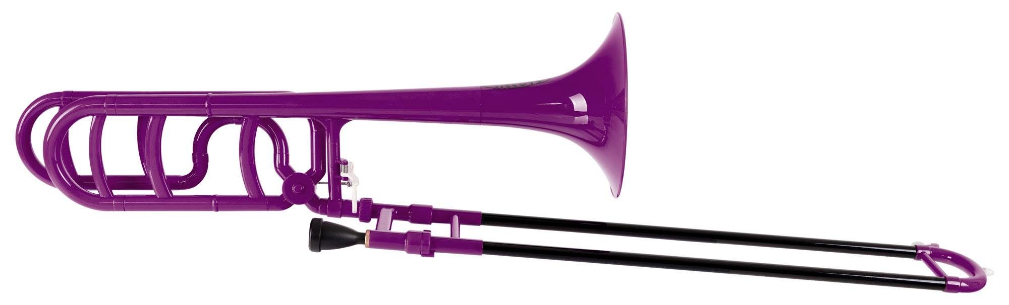 Classic Cantabile Posaune MardiBrass Quart-Posaune Bb/F, inkl. Mundstück und Gigbag, Bb/F-Stimmung - Fiberglas-Zug