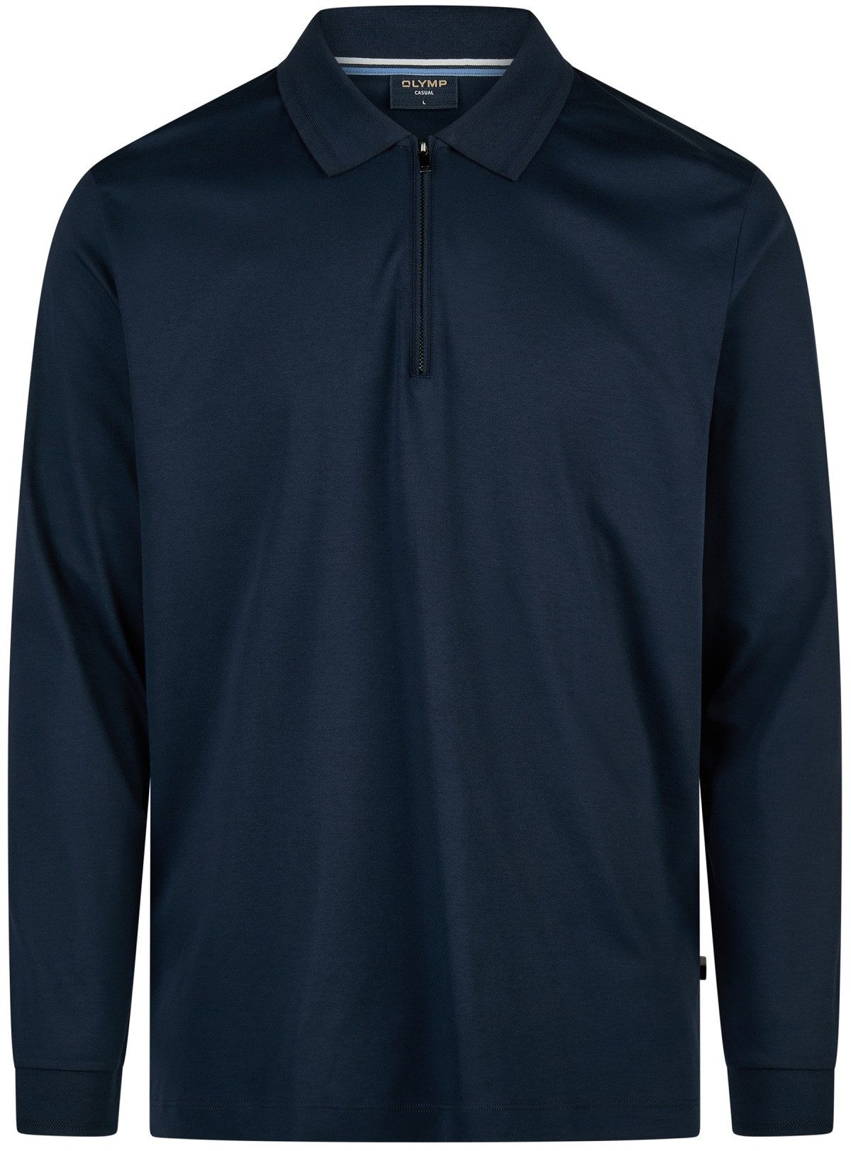 OLYMP Langarm-Poloshirt