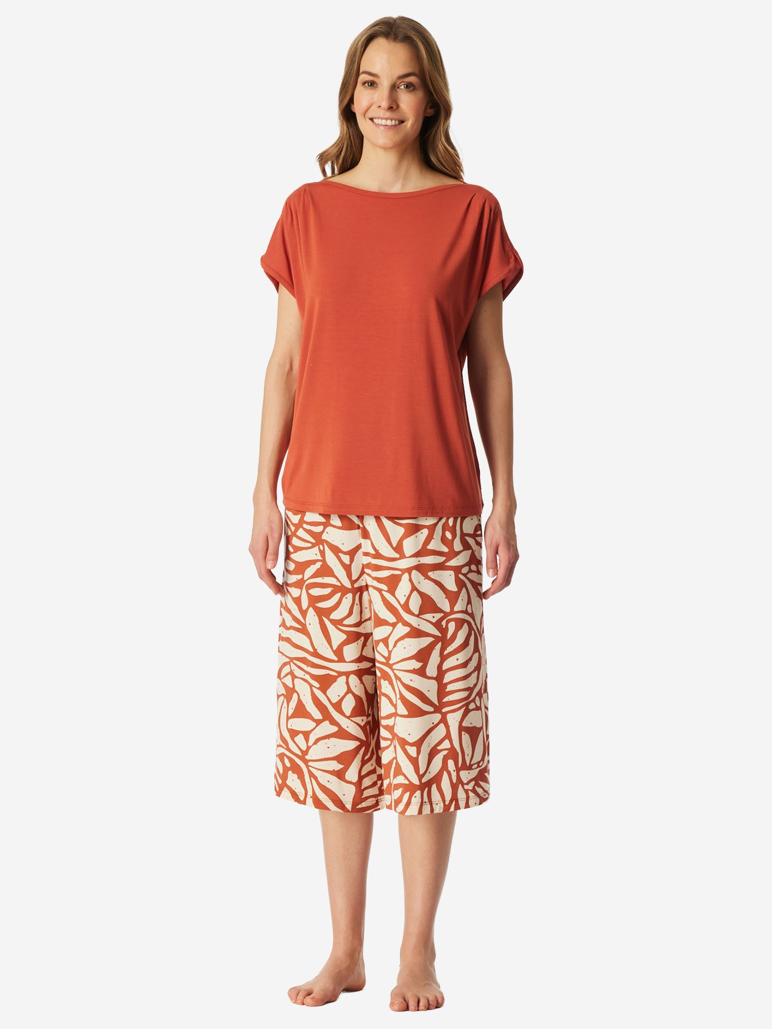 Schiesser Pyjama Selected Premium (2 tlg) Schlafanzug, Pyjama Set, Nachtwäsche