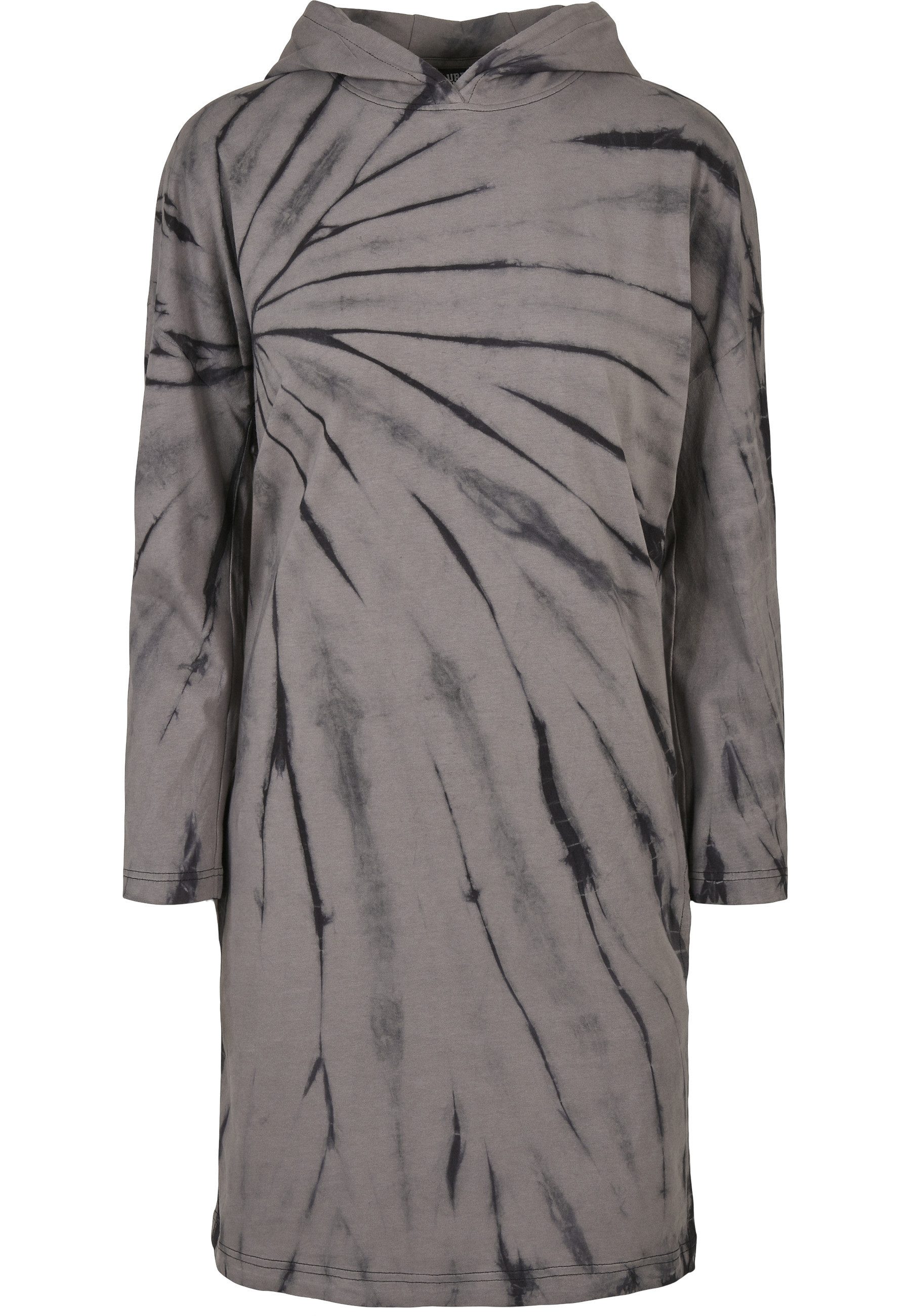 URBAN CLASSICS Shirtkleid Urban Classics Damen Ladies Oversized Tie Dye Hoody Dress (1-tlg)