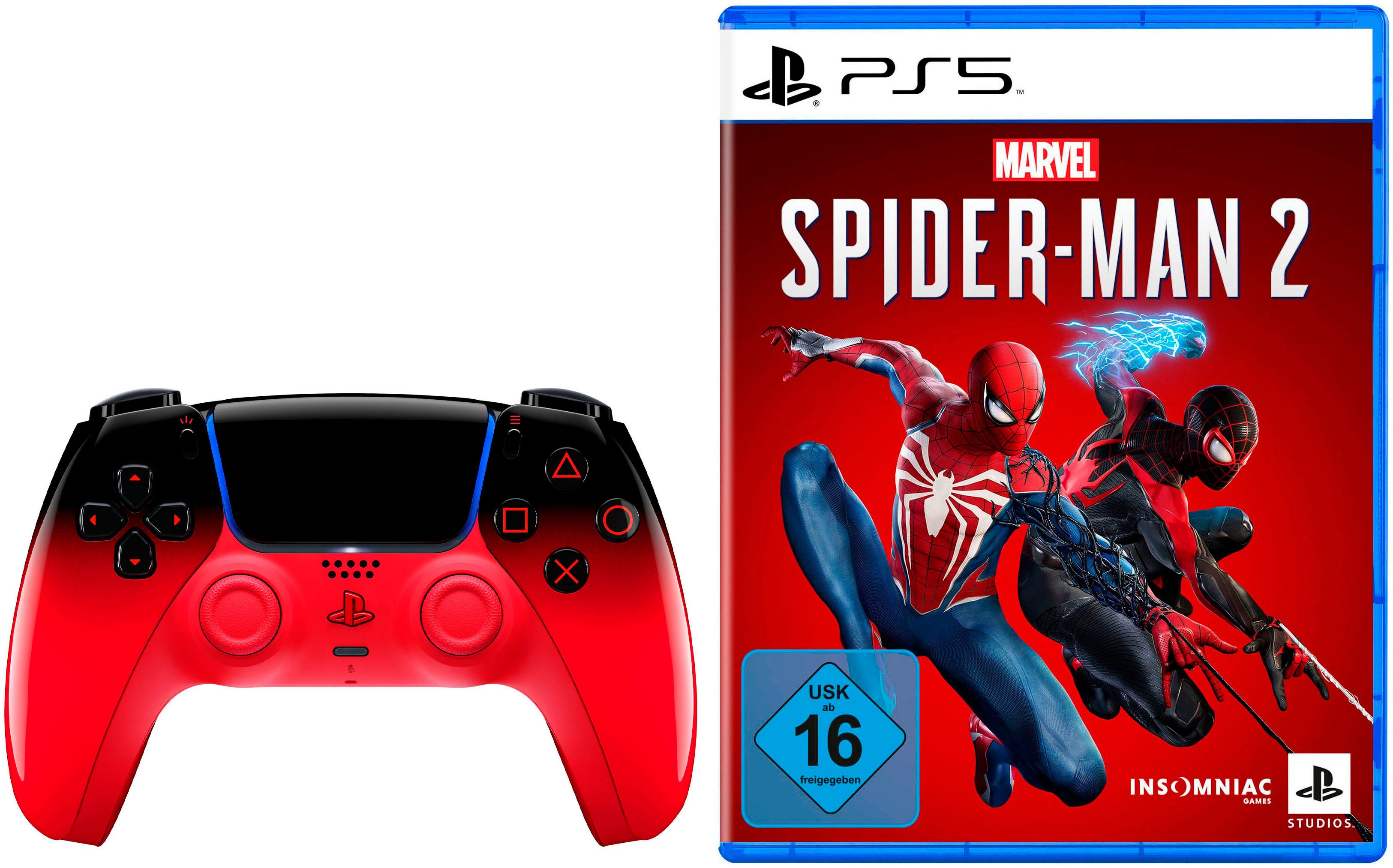 PlayStation 5 DualSense Wireless Hyperpop + Spiderman 2 PlayStation 5-Controller