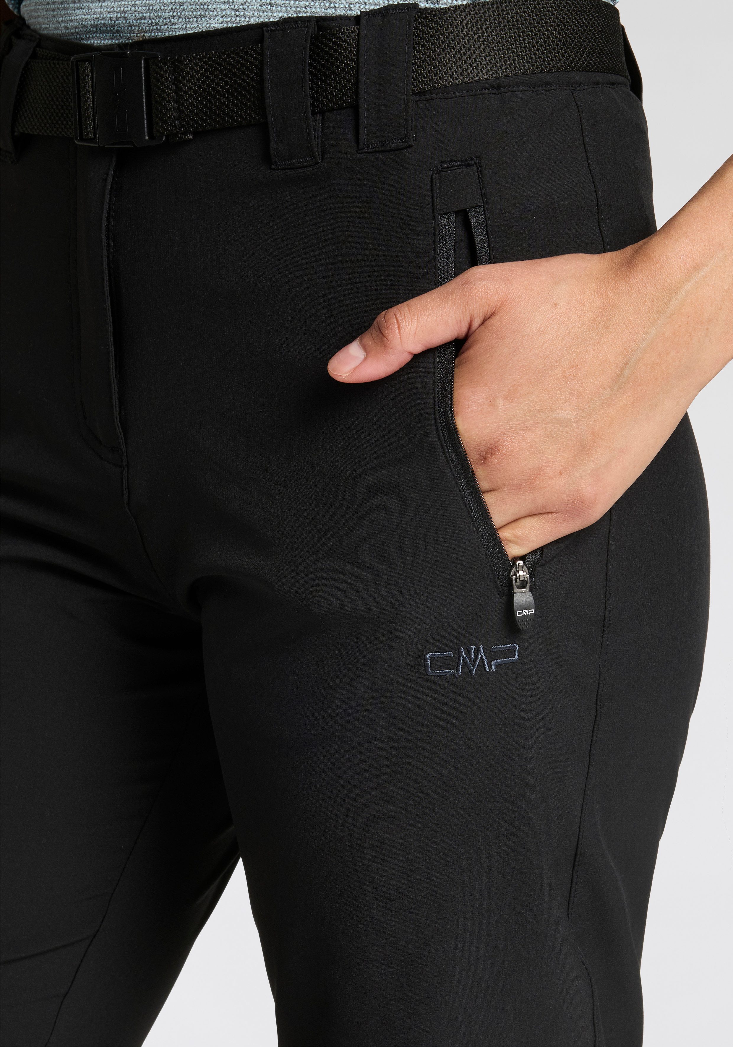 CMP Trekkinghose mit Reißverschlusstaschen, atmungsaktiv, elastisch