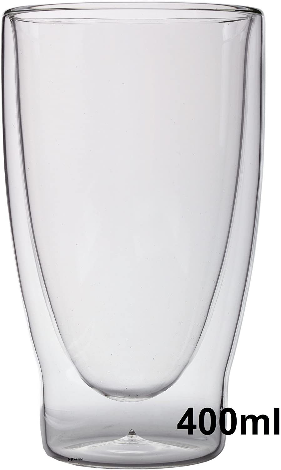 Markenwarenshop-Style Gläser-Set 2x Jumbo Doppelwandig Cocktailglas Kaffee  Glas Eisbecher Thermoglas, Glas
