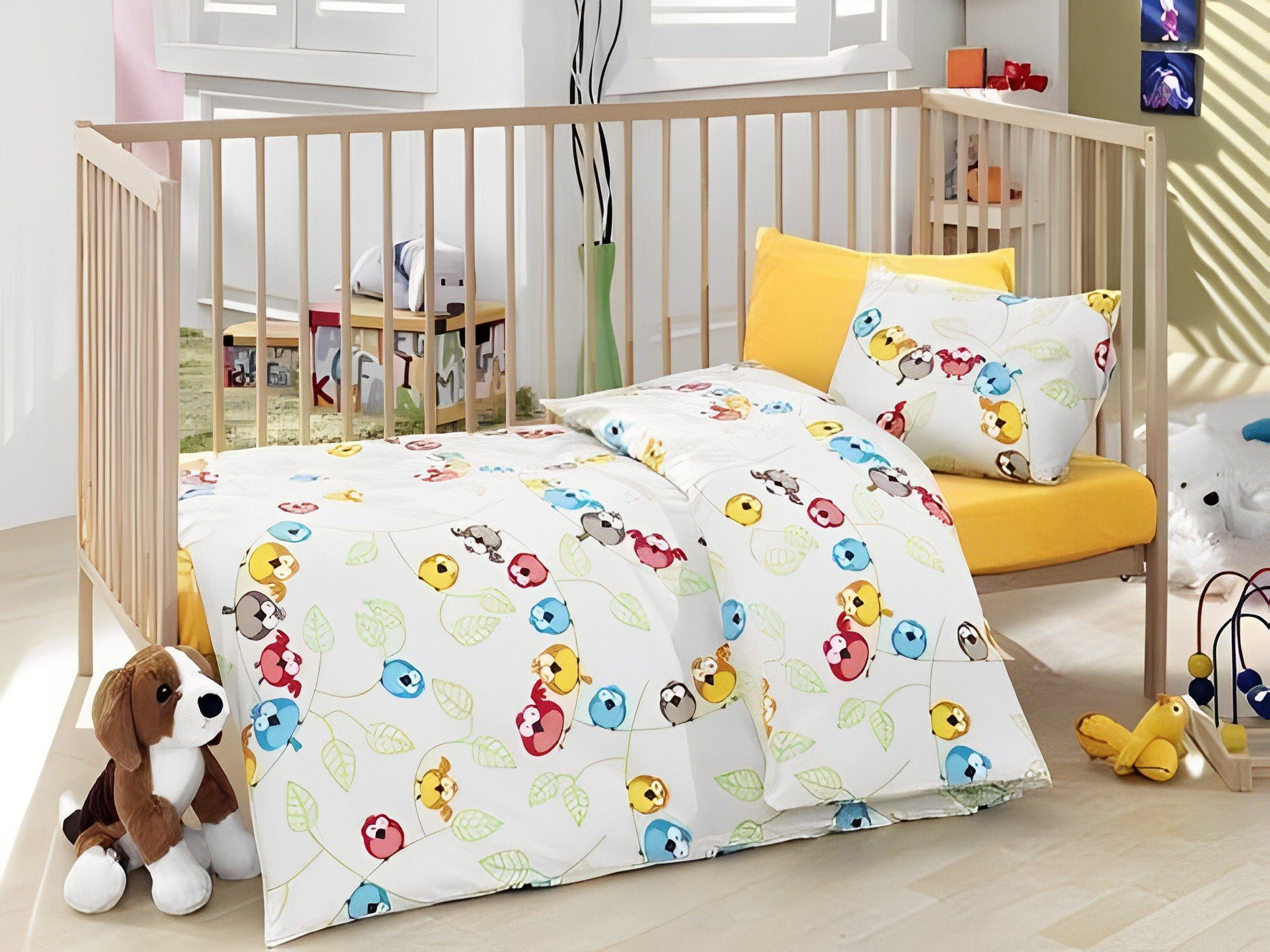 Kinderbettwäsche Kinder Bettwäsche Set 4 tlg. Voge