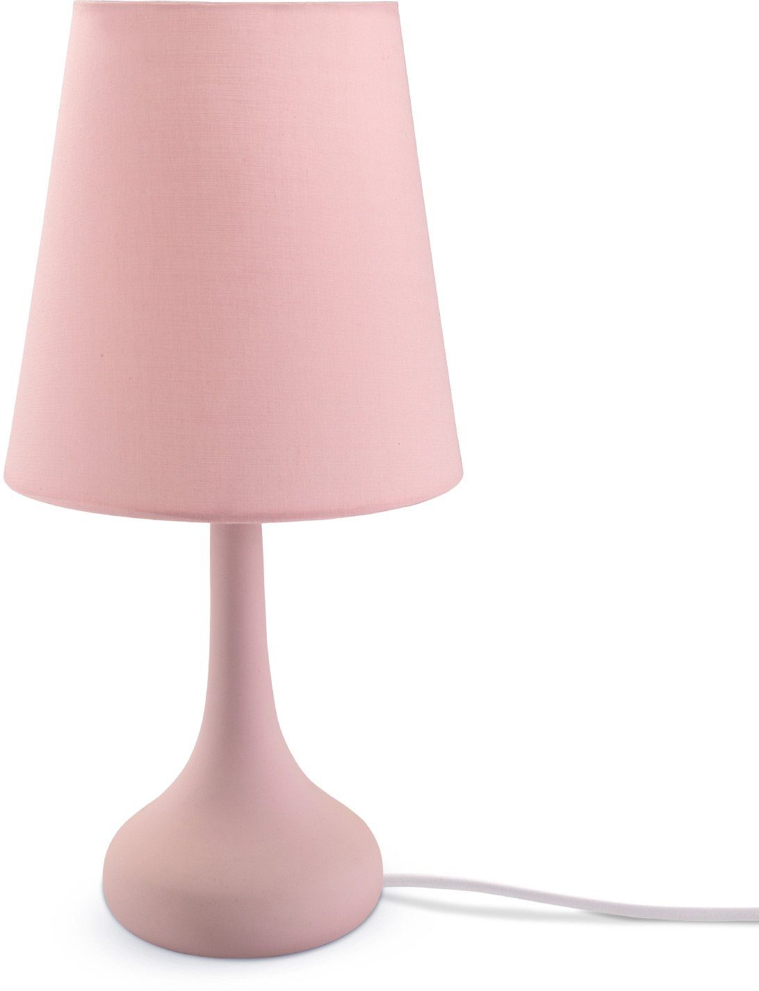 Paco Home Tischleuchte HELA, ohne Leuchtmittel, LED E14 Lampe, Tischleuchte Für Kinderzimmer u. Wohnzimmer Modern pink