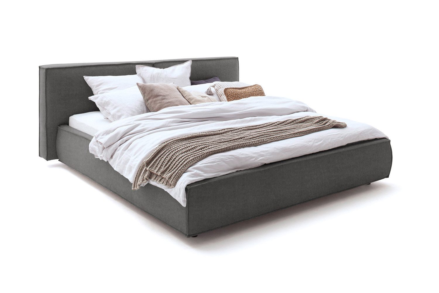 KAWOLA Polsterbett CARLO, Stoff, verschiedene Größen und verschiedene Цвета(ов)