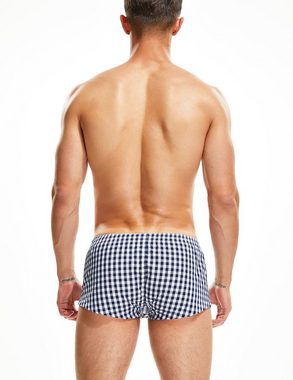 BEEMEN Boxershorts Herren Baumwolle Unterwäsche Boxershorts Trunk Unterhose mit Eingriff Low-Rise Niedrige Taille