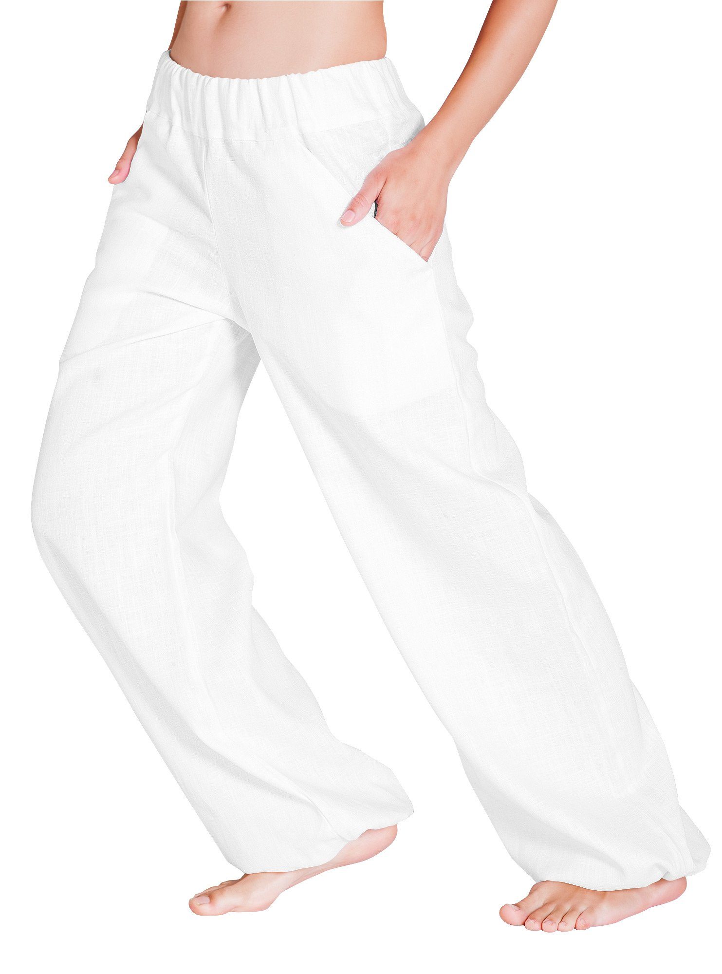 SCHAZAD Leinenhose DELIGHT Leinenhose weiss