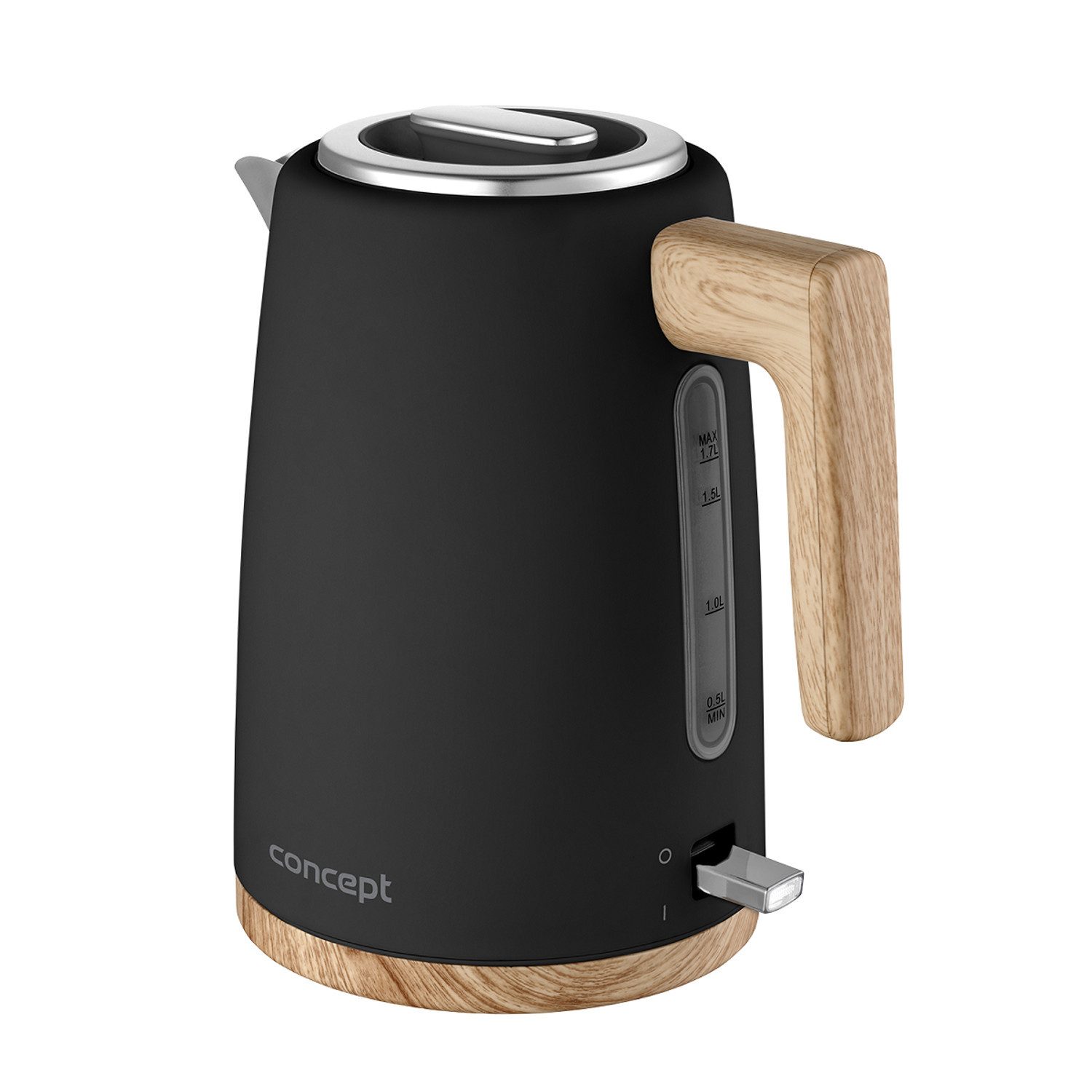 Concept Wasserkocher RK3316 ELWOOD, 1.7 l, 2200 W, Elektrischer Wasserkocher 1.7L 2200W