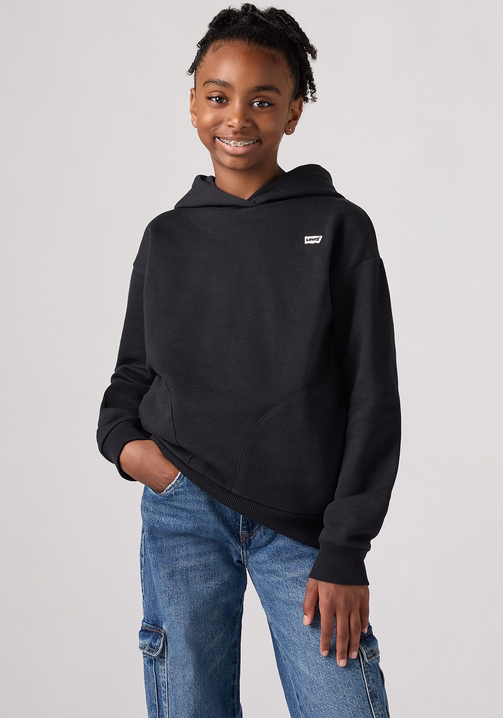 Levi's® Kids Hoodie mit seitlichen Taschen for GIRLS