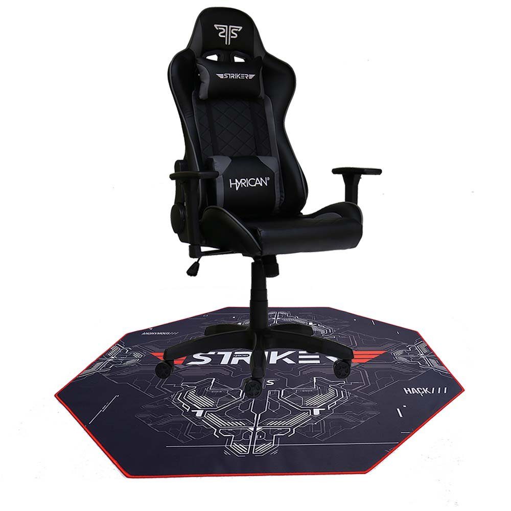 Striker Gaming-Stuhl 3D-Armlehnen ergonomischer "Comander" Hyrican Gaming-Stuhl Gamingstuhl,
