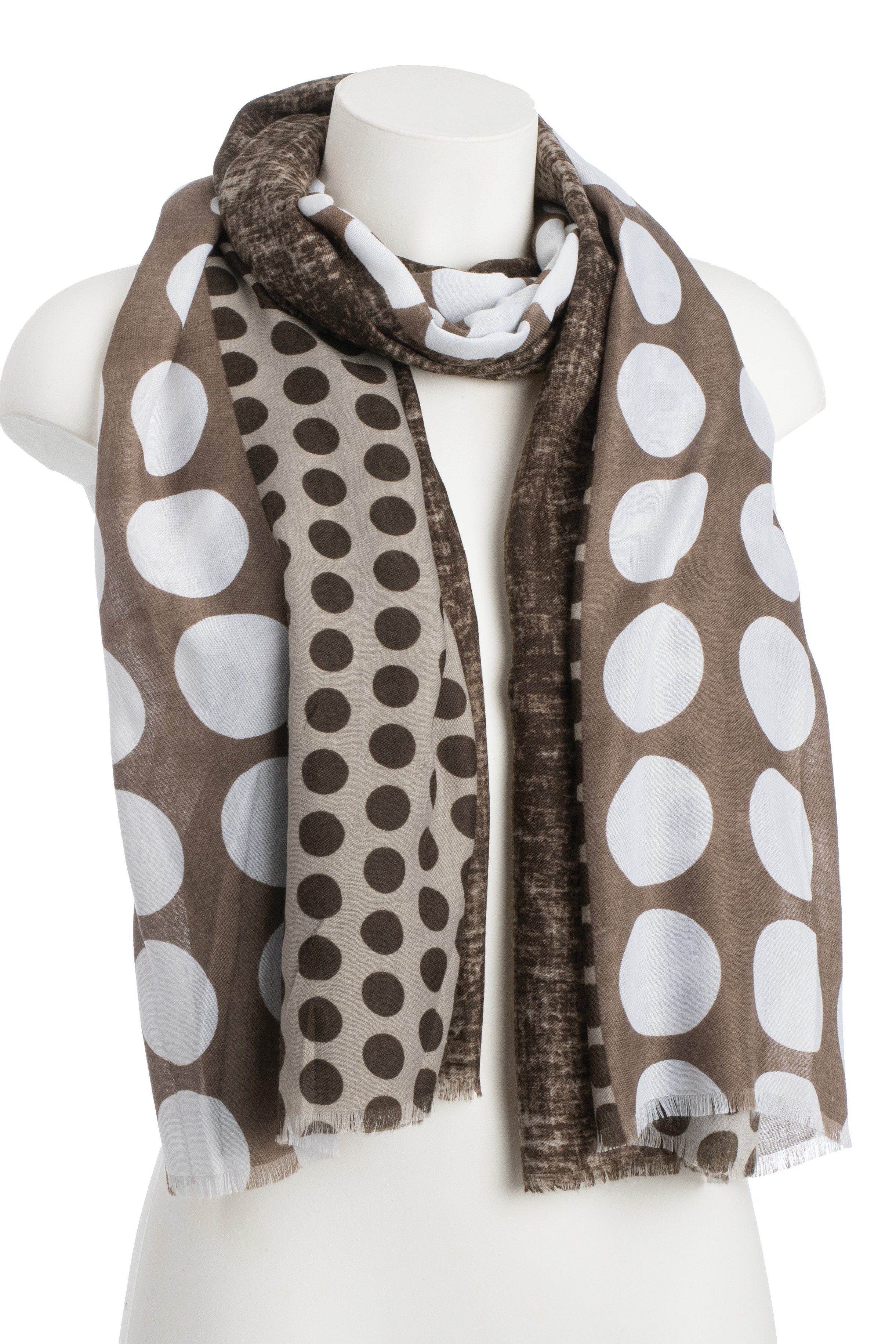 Goodman Design Modeschal Schal mit schönem Punktemuster, Sehr hochwertiges Material