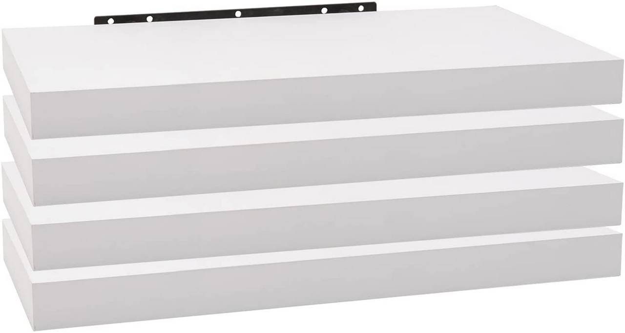 Woltu Wandregal, 4-tlg., Schweberegal für Deko Wandablagen aus MDF Holz günstig online kaufen