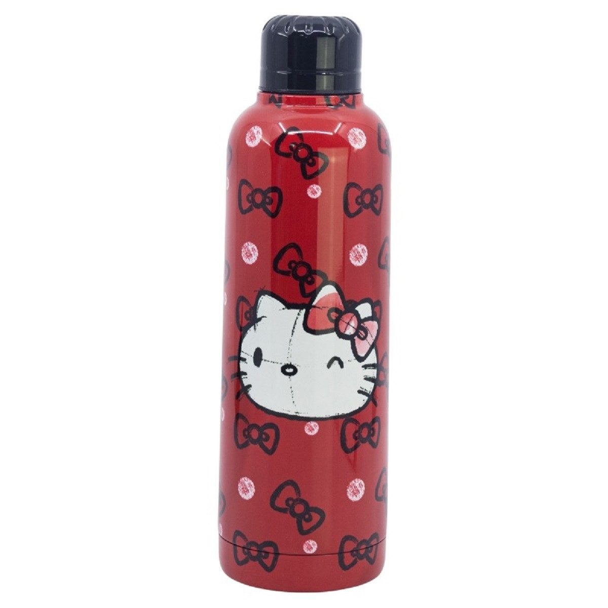 Hello Kitty Trinkflasche Isolierte Edelstahl Thermotrinkflasche 515 ml, Edelstahl