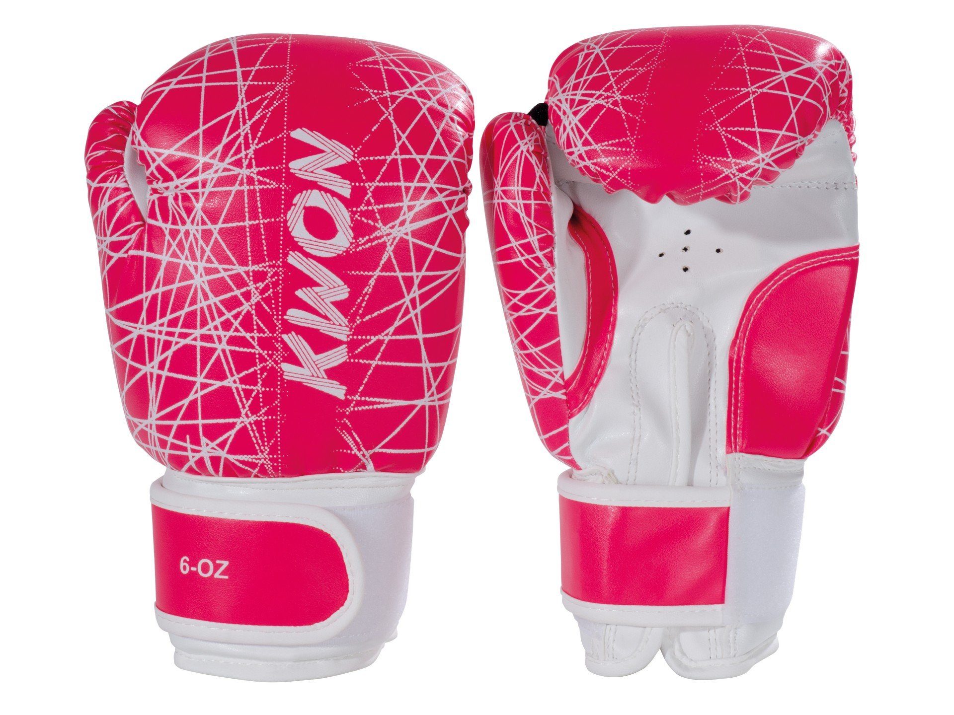 KWON Boxhandschuhe Kinder neon pink blau Box-Handschuhe Boxen Kickboxen MMA Kids (small klein, Kinderboxhandschuhe), 6 Unzen, hochwertige Qualität
