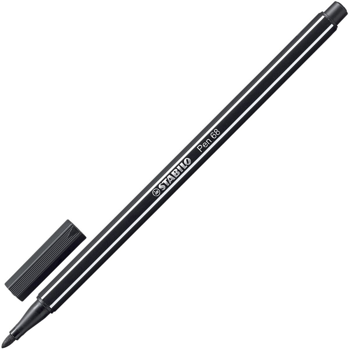 STABILO Filzstift Pen 68, (1-tlg), wasservermalbar