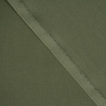 SCHÖNER LEBEN. Stoff Baumwollstoff Dekostoff Canvas einfarbig oliv 1,4m Breite, allergikergeeignet