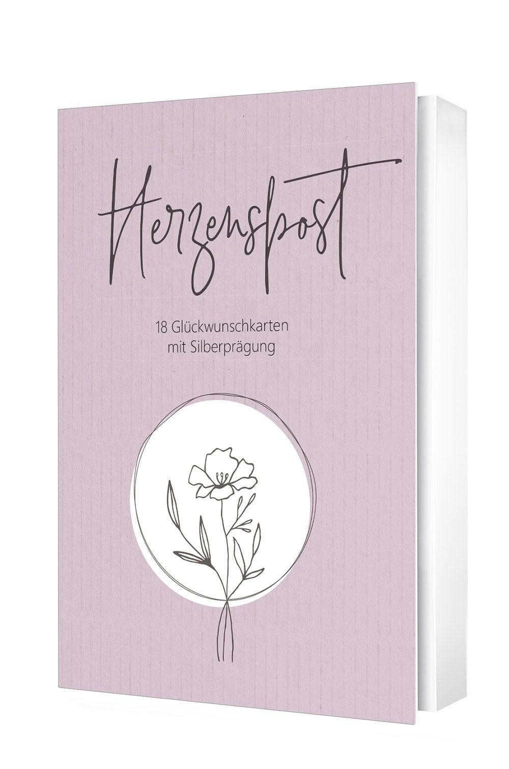 Gerth Medien Grußkarten Herzenspost - Postkartenset