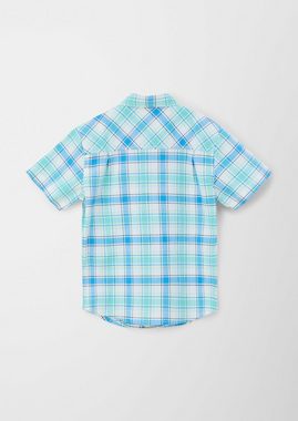 s.Oliver Kurzarmhemd Hemd aus Baumwollmix