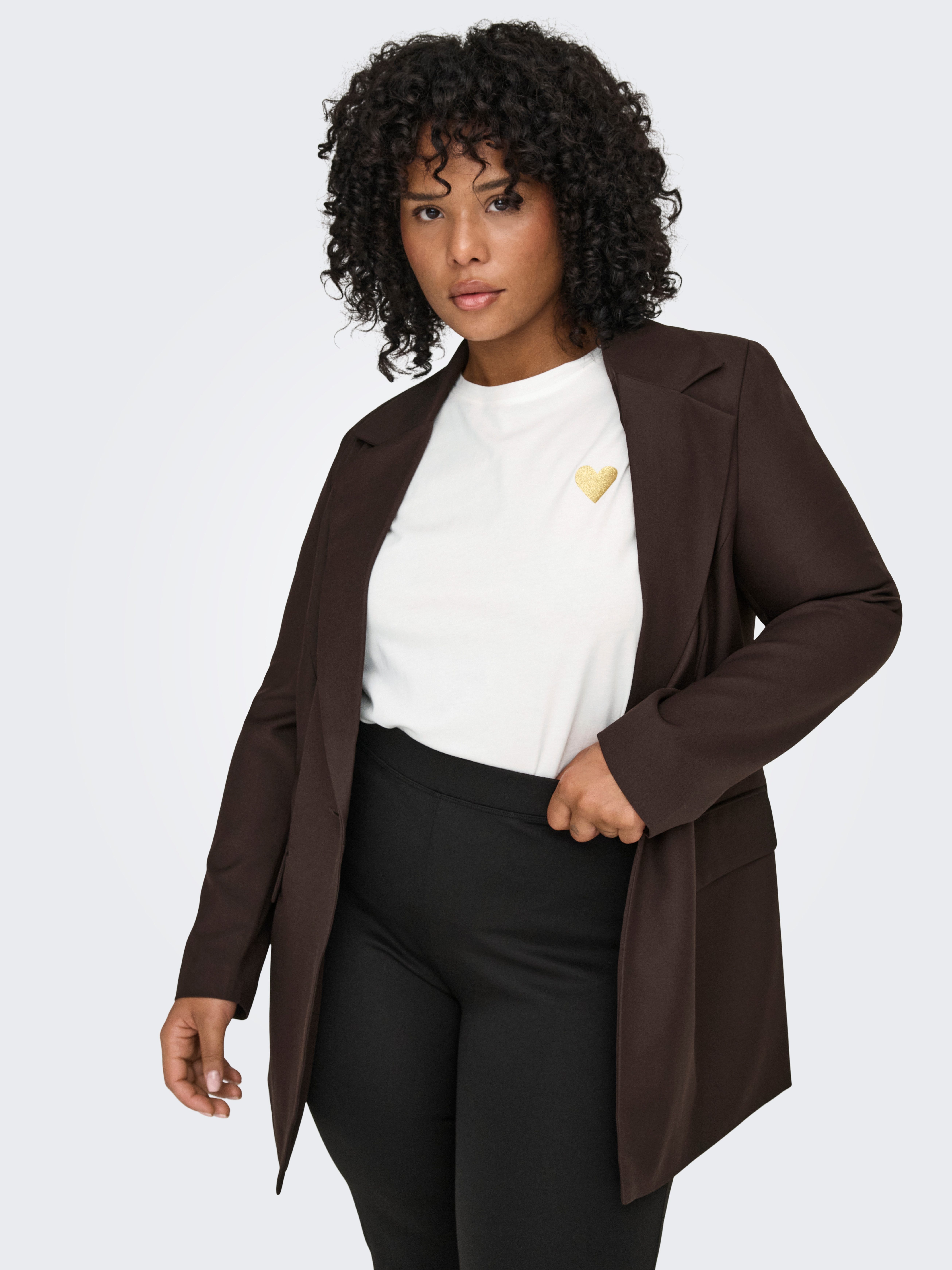 ONLY CARMAKOMA T-Shirt CARKITA LIFE S/S LOGO TOP JRS NOOS günstig online kaufen