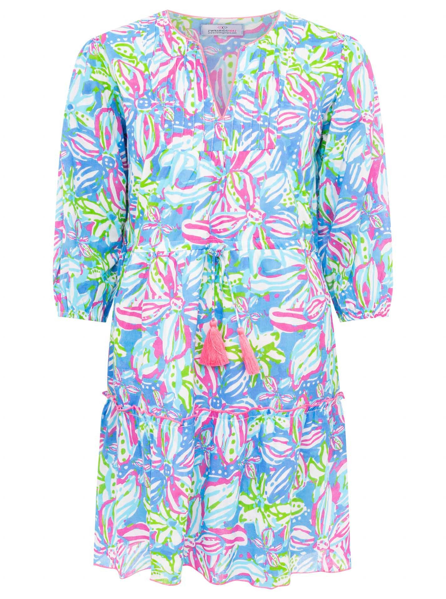 Zwillingsherz Sommerkleid "Blumentraum" mit floralem Muster, günstig online kaufen
