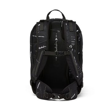 Satch Schulranzen Schulrucksack-Set AIR Ninja Matrix 3-teilig (3-teilig), Laptop-Fach, Your-Size-System, Schulranzen