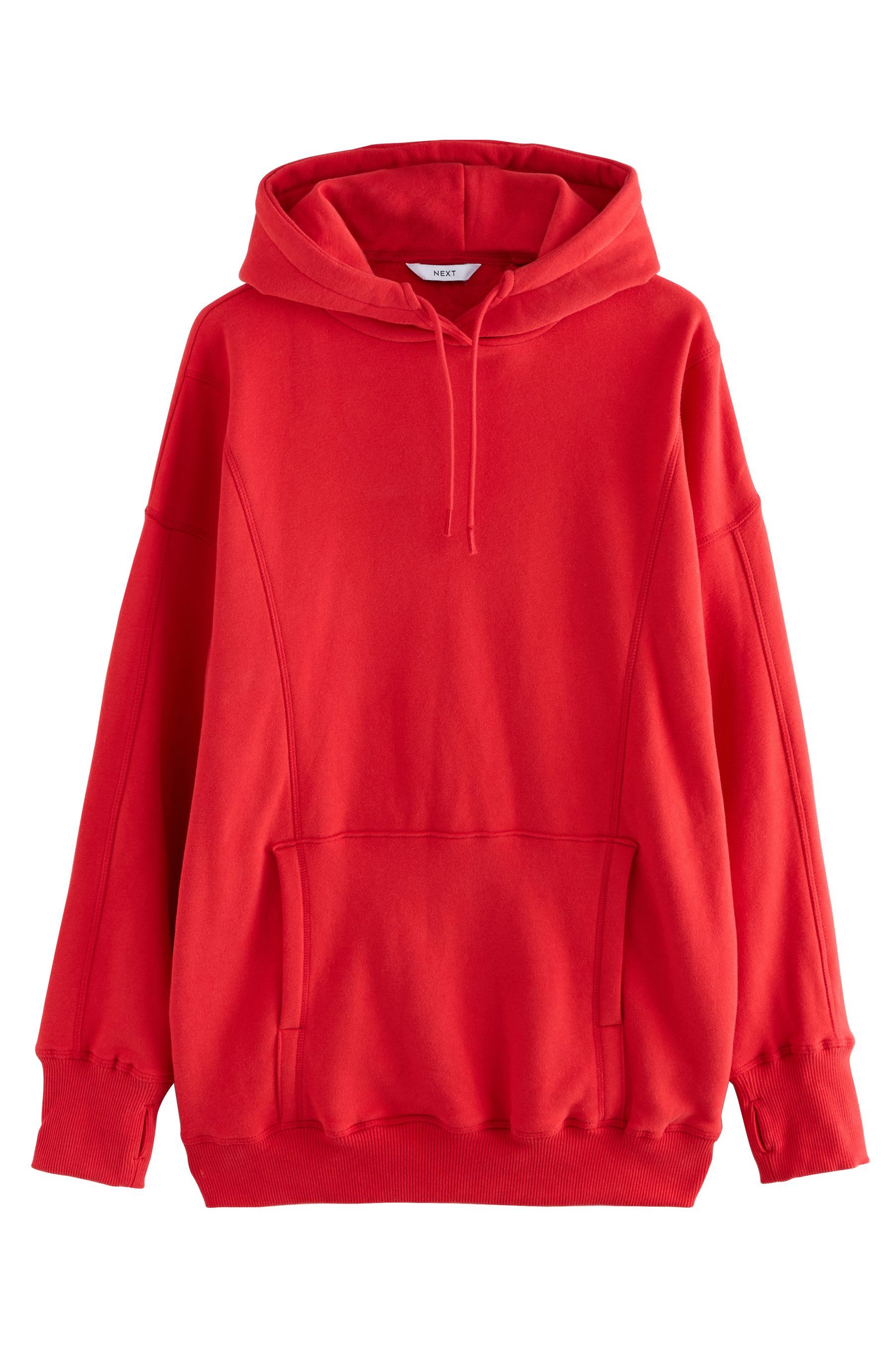 Next Kapuzenpullover Längeres Active Hoodie mit Taschen und Saumdetail (1-t günstig online kaufen