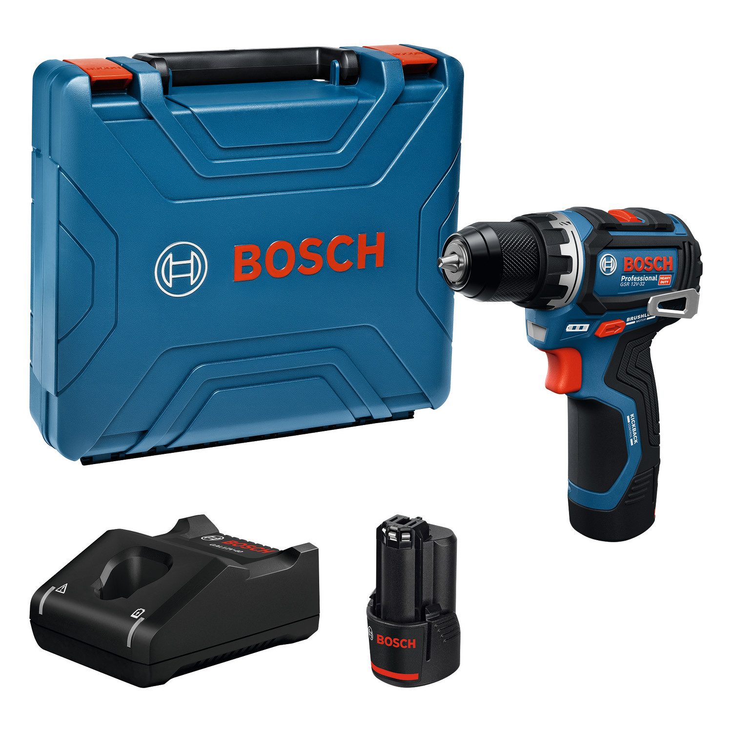 Bosch Professional Akku-Bohrschrauber GSR 12V-32 solo, ohne Akku und Ladegerät