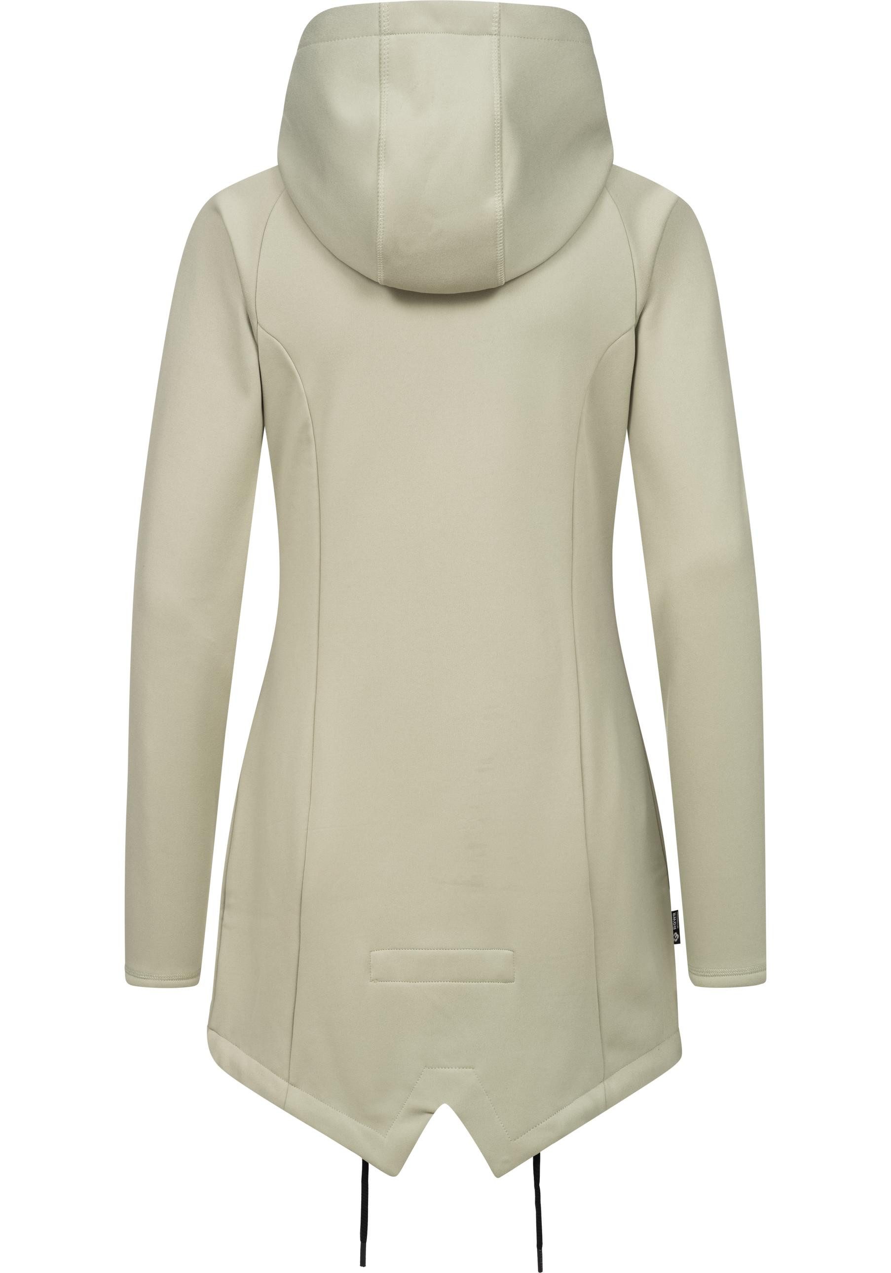 Ragwear Sweatjacke Wingi Sportliche Damen Kapuzenjacke mit kuschelig weichem Innenleben