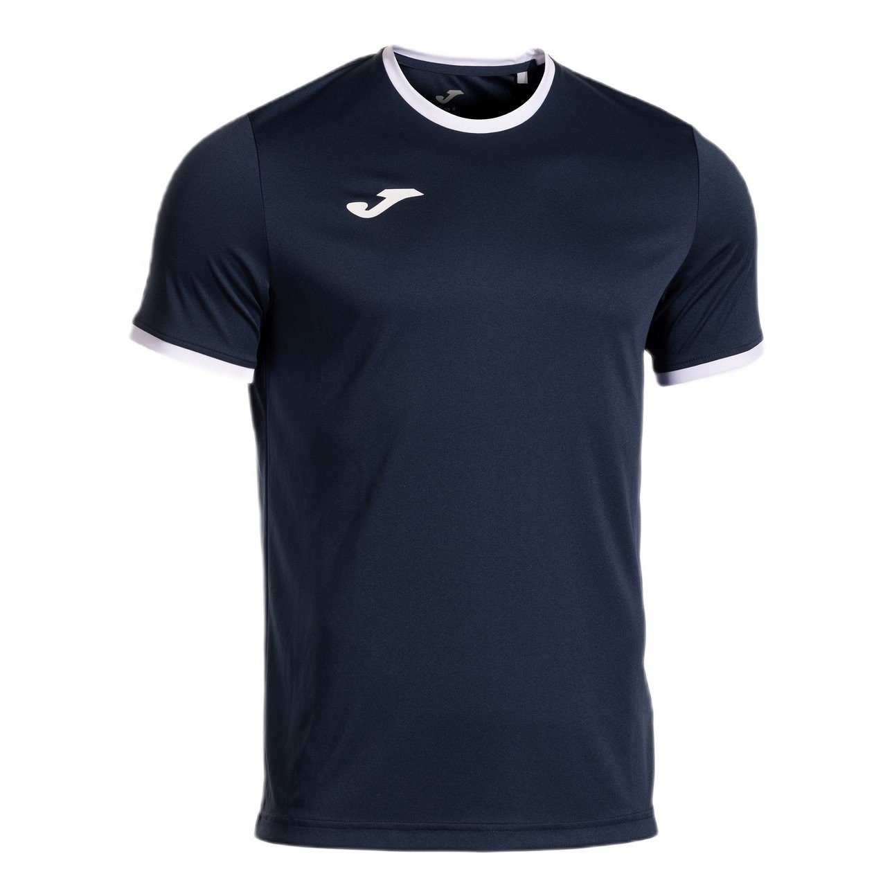 T-Shirt Combi Premium (100% Polyester, atmungsaktiv) navyblau/weiss Herren