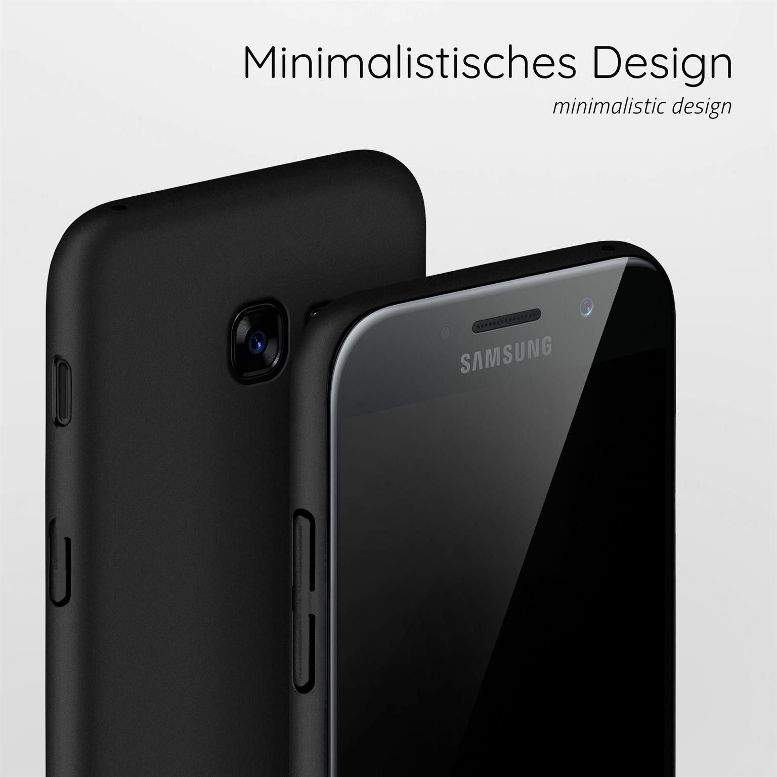 moex Handyhülle moex® Alpha Case für Samsung Galaxy A5 (2017), Hülle ultra dünn, Hardcase Back Cover, Schutzhülle Minimalistisch