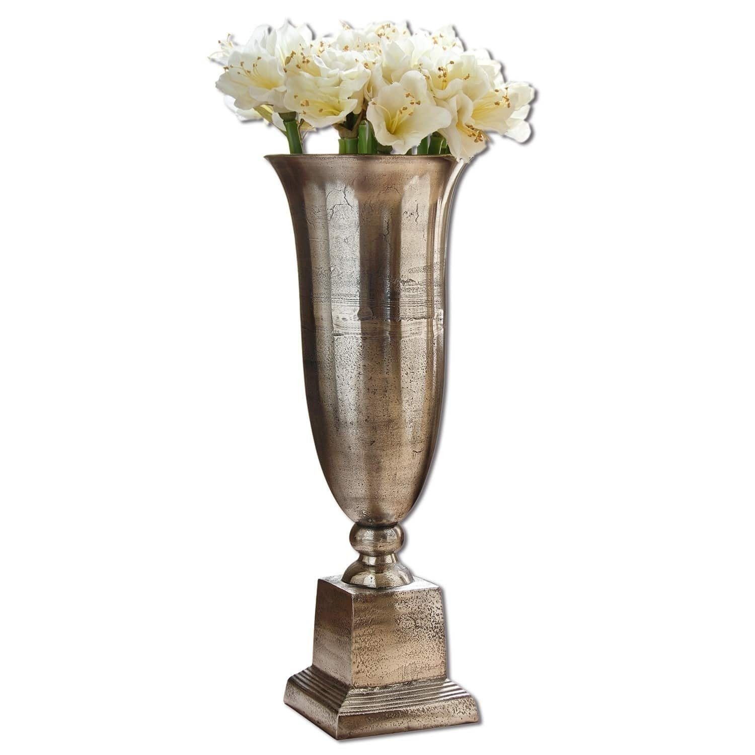 Tischvase Bodenvase Belfort antiksilber