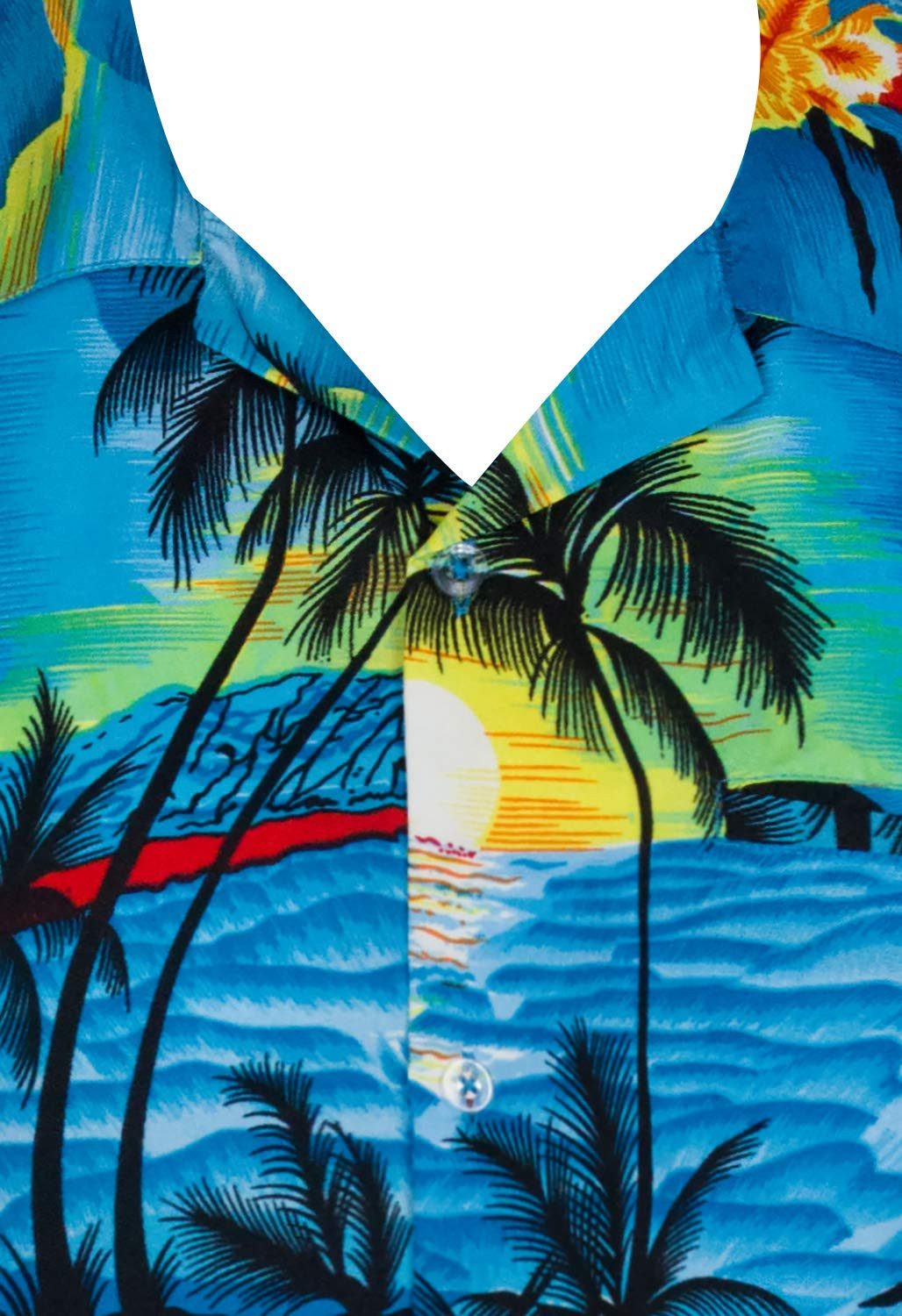 King Kameha Hawaiihemd Surf Kids Funky Hawaii-Hemd Kinder Kurzarm Front-Tasche Unisex