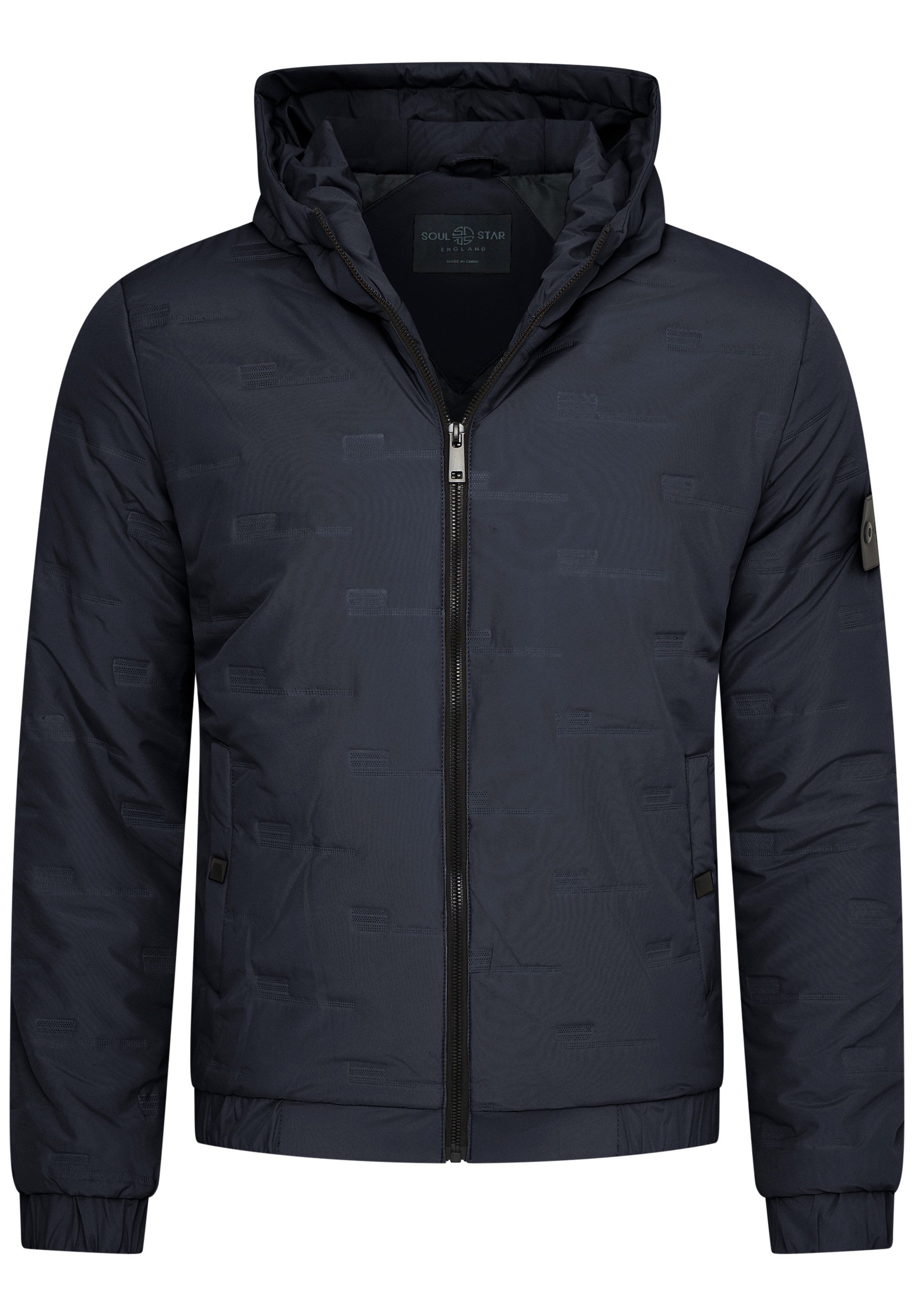 SOULSTAR Bomberjacke S2BALZERS Herren Blouson mit Kapuze Steppjacke Outdoor-Jacke Pufferjacke