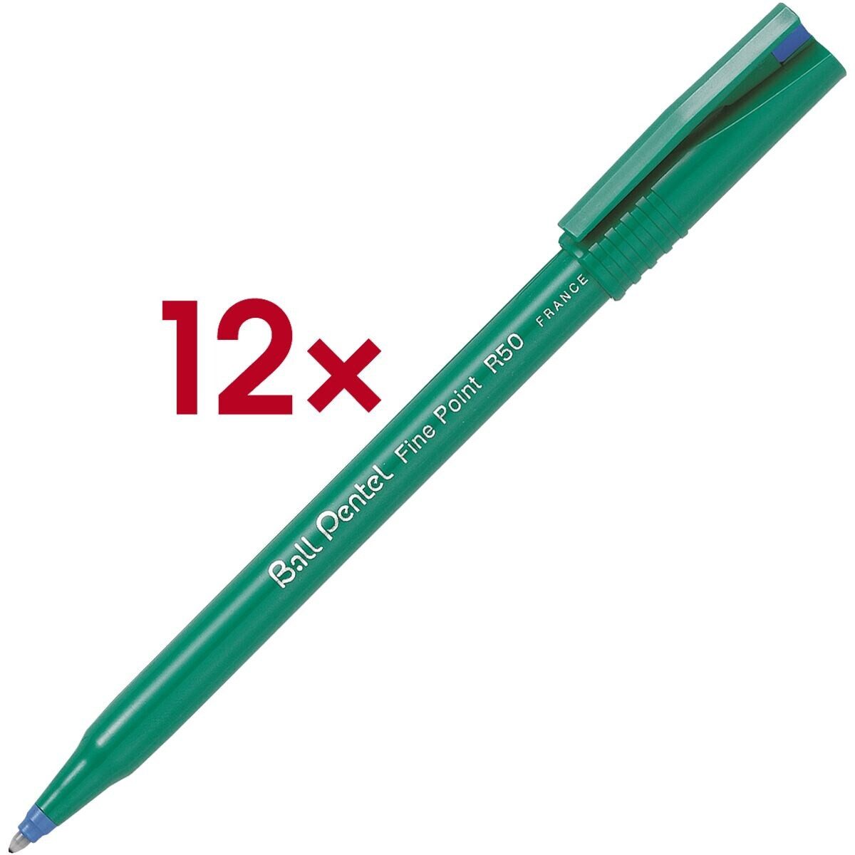 PENTEL Tintenroller Fine Point R50, Strichstärke 0,4 mm (S), schnell trocknend
