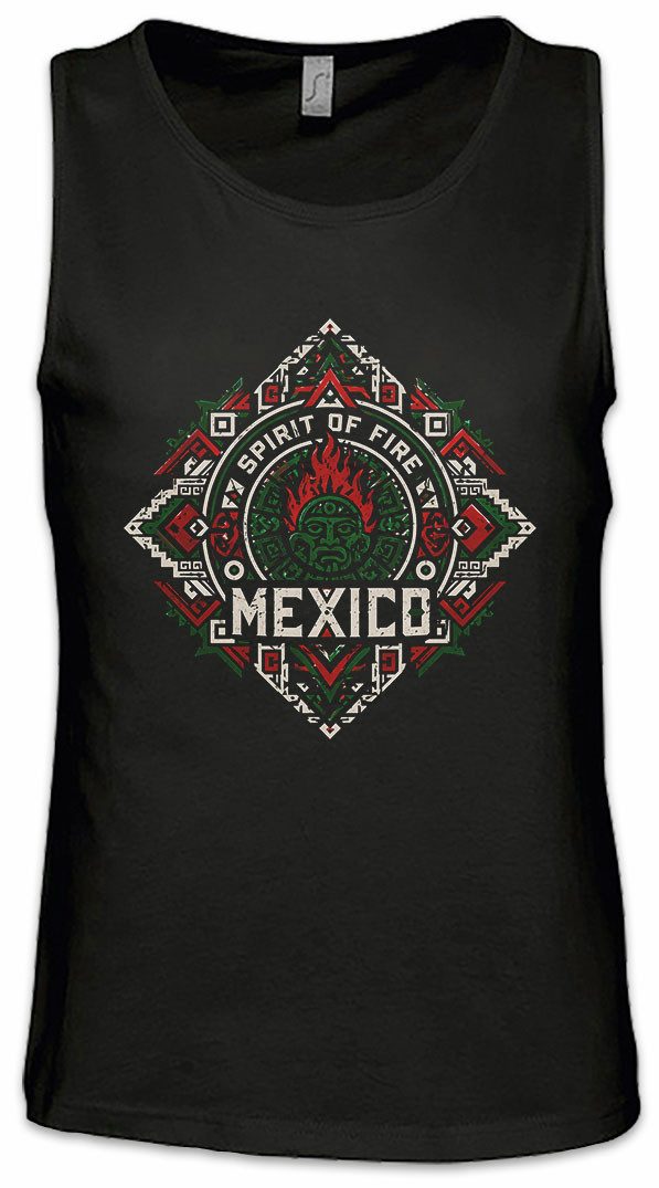 Tanktop Team Mexico 1 Ärmelloses T-Shirt Mexiko Azteca Mariachi Sombrero