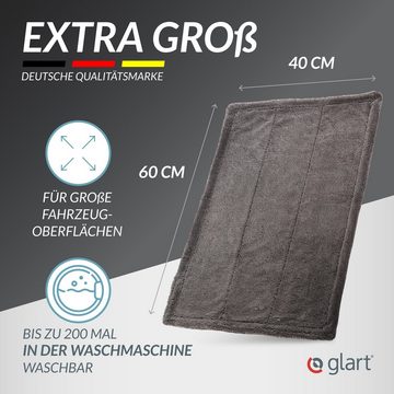 Glart 44TW6 Twist Auto Mikrofaser Trockentuch XXL 60x40cm extrem saugstark Mikrofasertuch (80% Polyester, 20% Nylon, 40x60 cm)