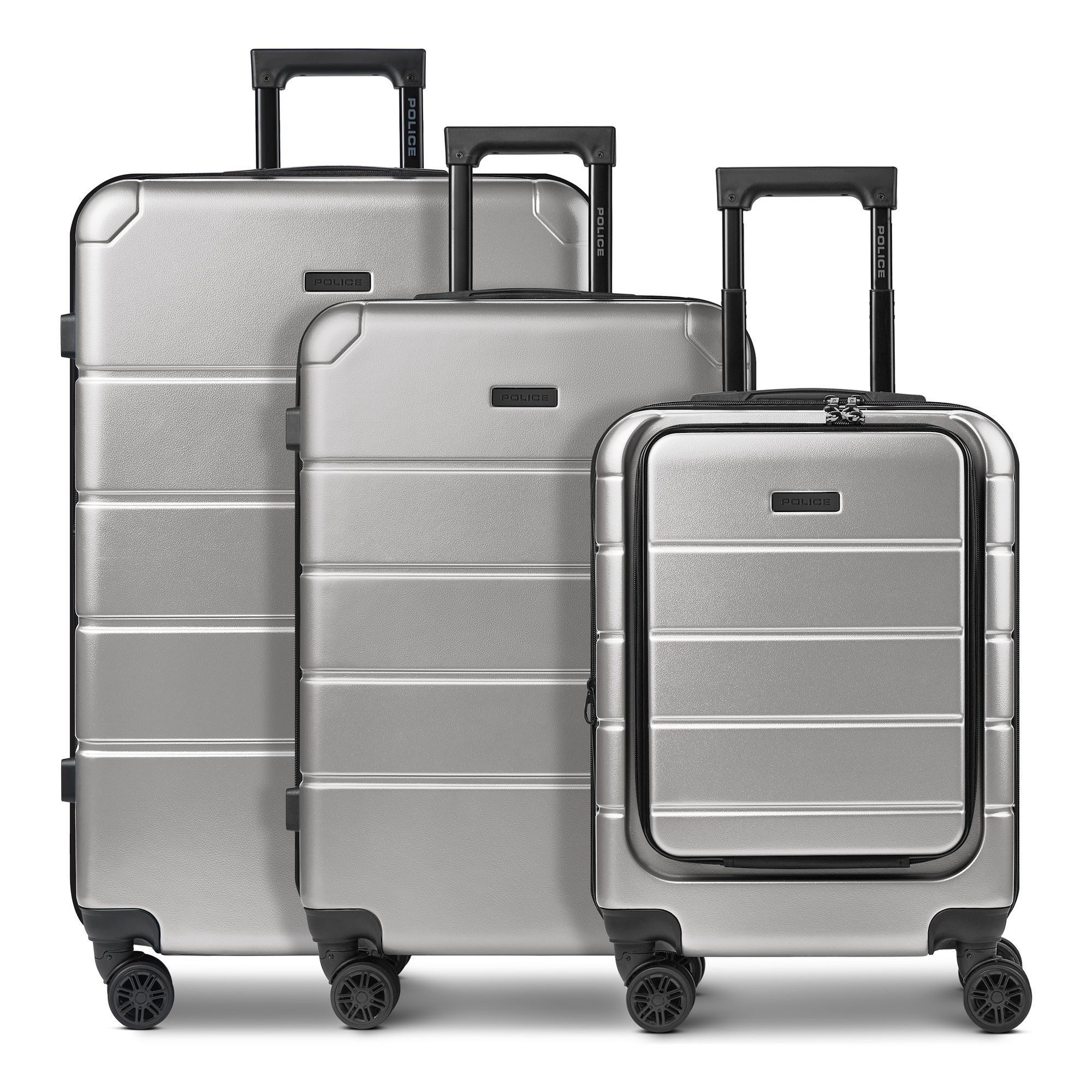 Police Trolleyset Dublin, 4 Rollen, (3-teilig, 3 tlg), ABS