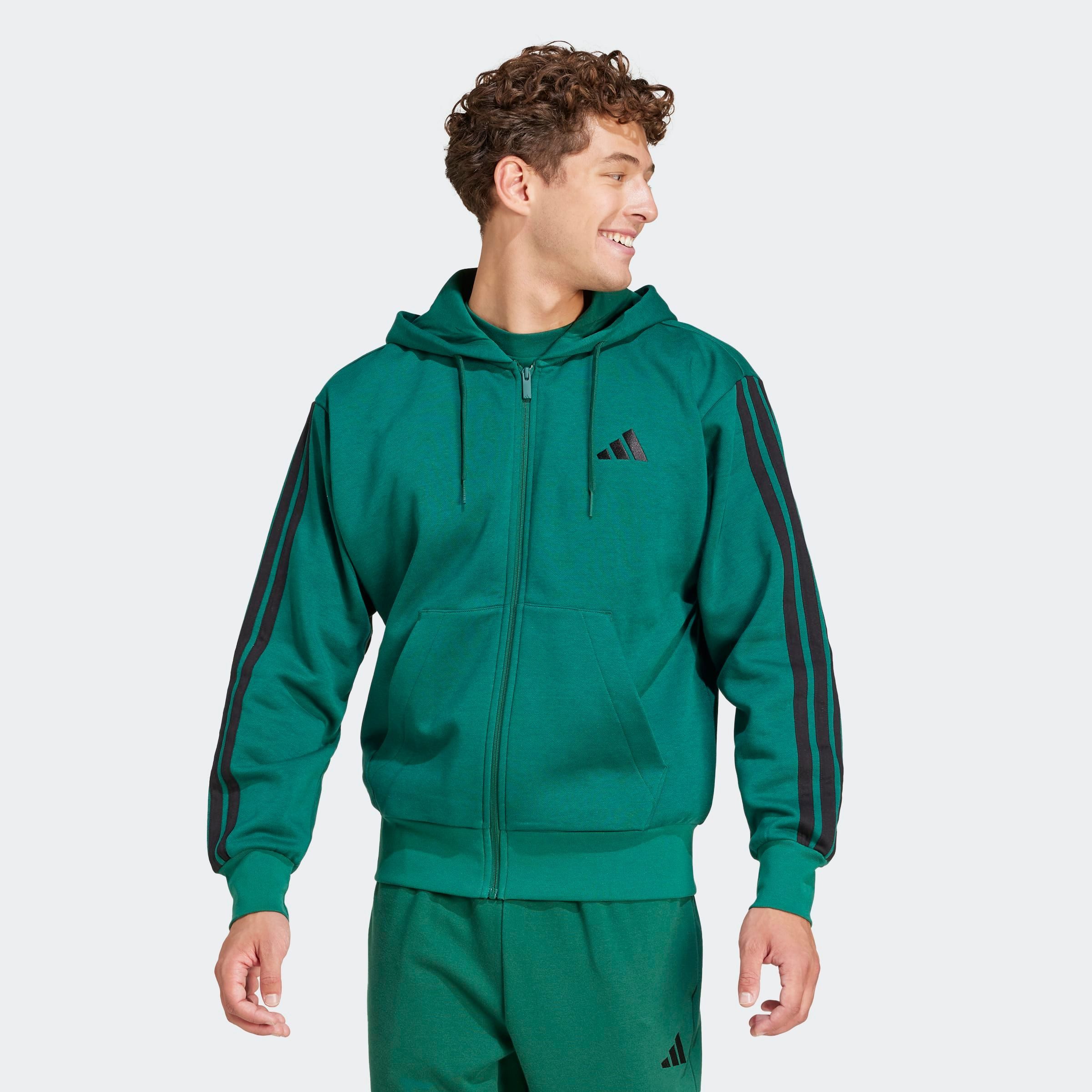 adidas Sportswear Kapuzensweatjacke M 3S FL FZ HD (1-tlg) für Laufen und Sp günstig online kaufen