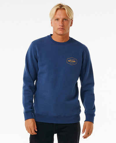 Rip Curl Rundhalspullover Stapler Pullover mit Rundhalsausschnitt