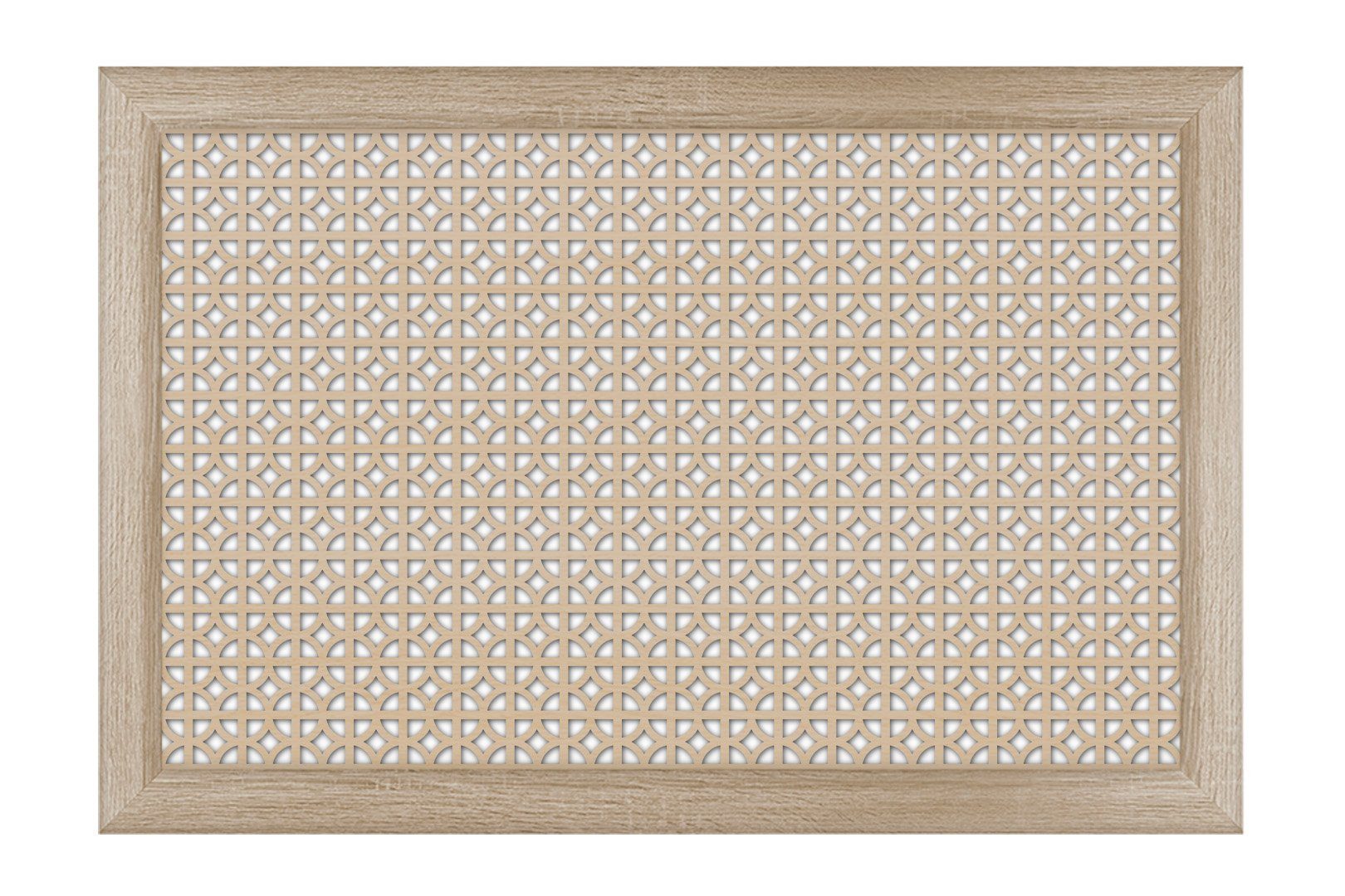 Verkleidung Hexim Heizkörper Heizungsverkleidung, Lüftungsgitter, Frontblende) (90 Abdeckung Eiche 90/120/150x60cm Sonoma MDF alte Susanna Holz cm Heizkörperverkleidung