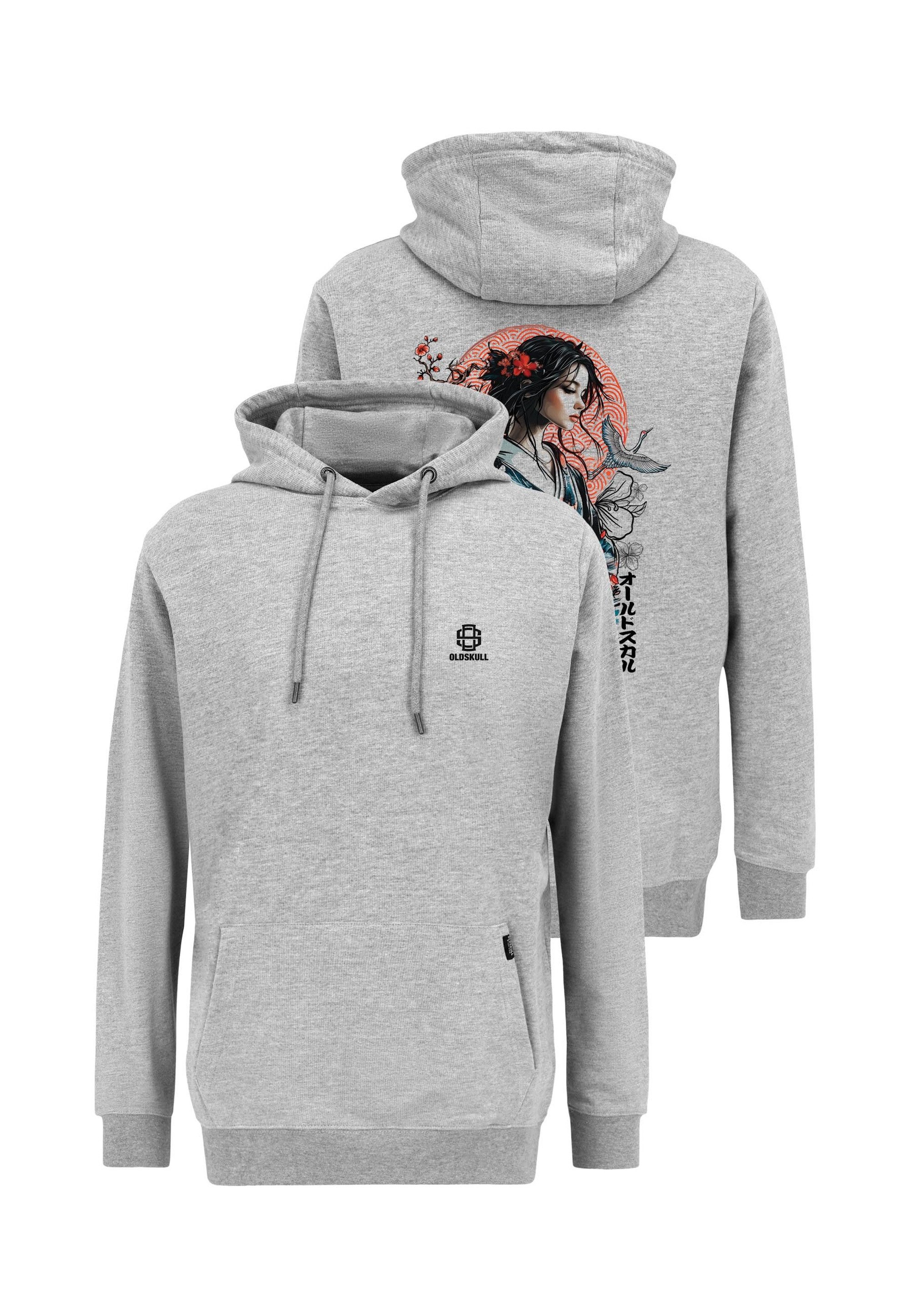 Kapuzensweatshirt Asian Blossom Queen Logo Graphic