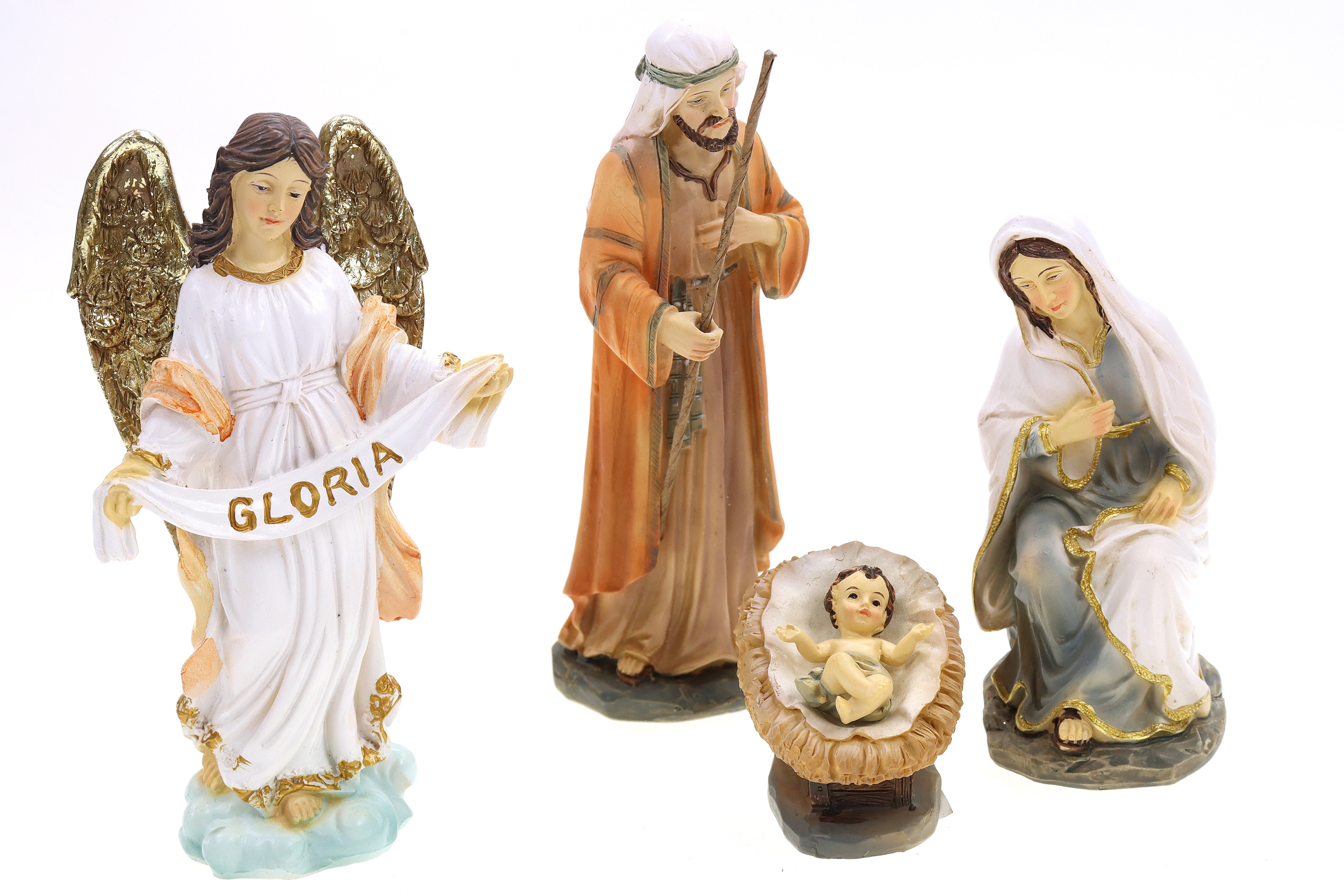 ELLUG Krippenfigur Krippenfiguren Set 11tlg., H.: 15cm (11 St)