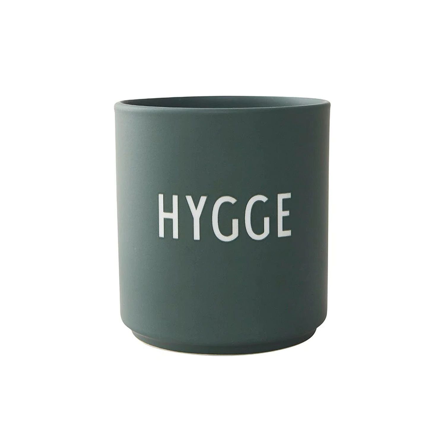 Design Letters Becher Favourite Cup Hygge Dunkelgrün, Porzellan
