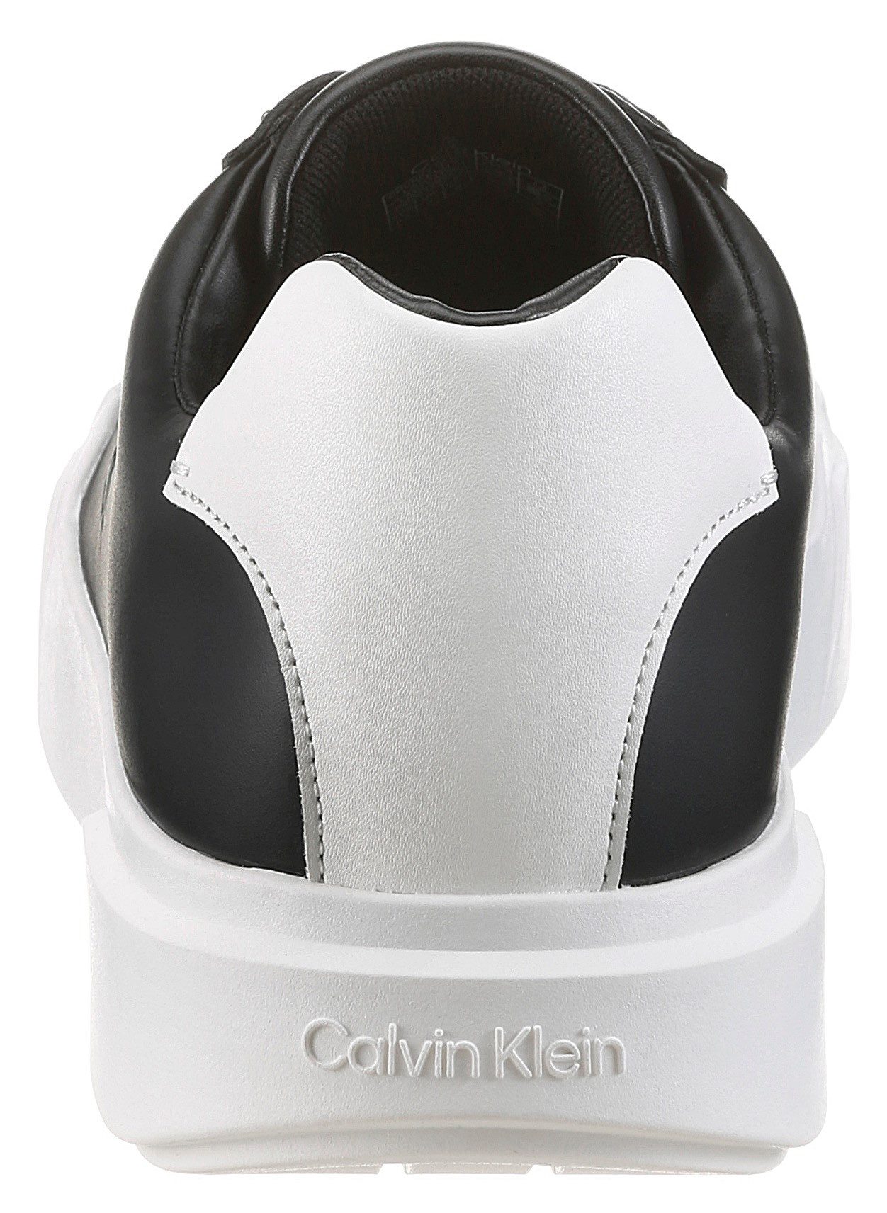Calvin Klein Jeans CHUNKY CUPSOLE LACEUP LTH Sneaker Freizeitschuh, Halbschuh, Schnürer mit CK-Logoprägung