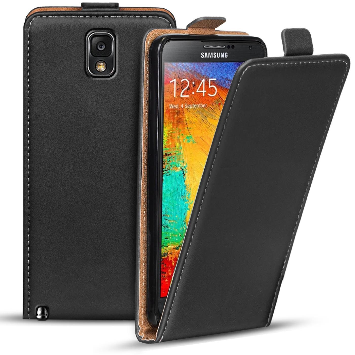 CoolGadget Handyhülle Flip Case Handyhülle für Samsung Galaxy Note 3 5,7 Zoll, Hülle Klapphülle Schutzhülle für Samsung Note 3 Flipstyle Cover