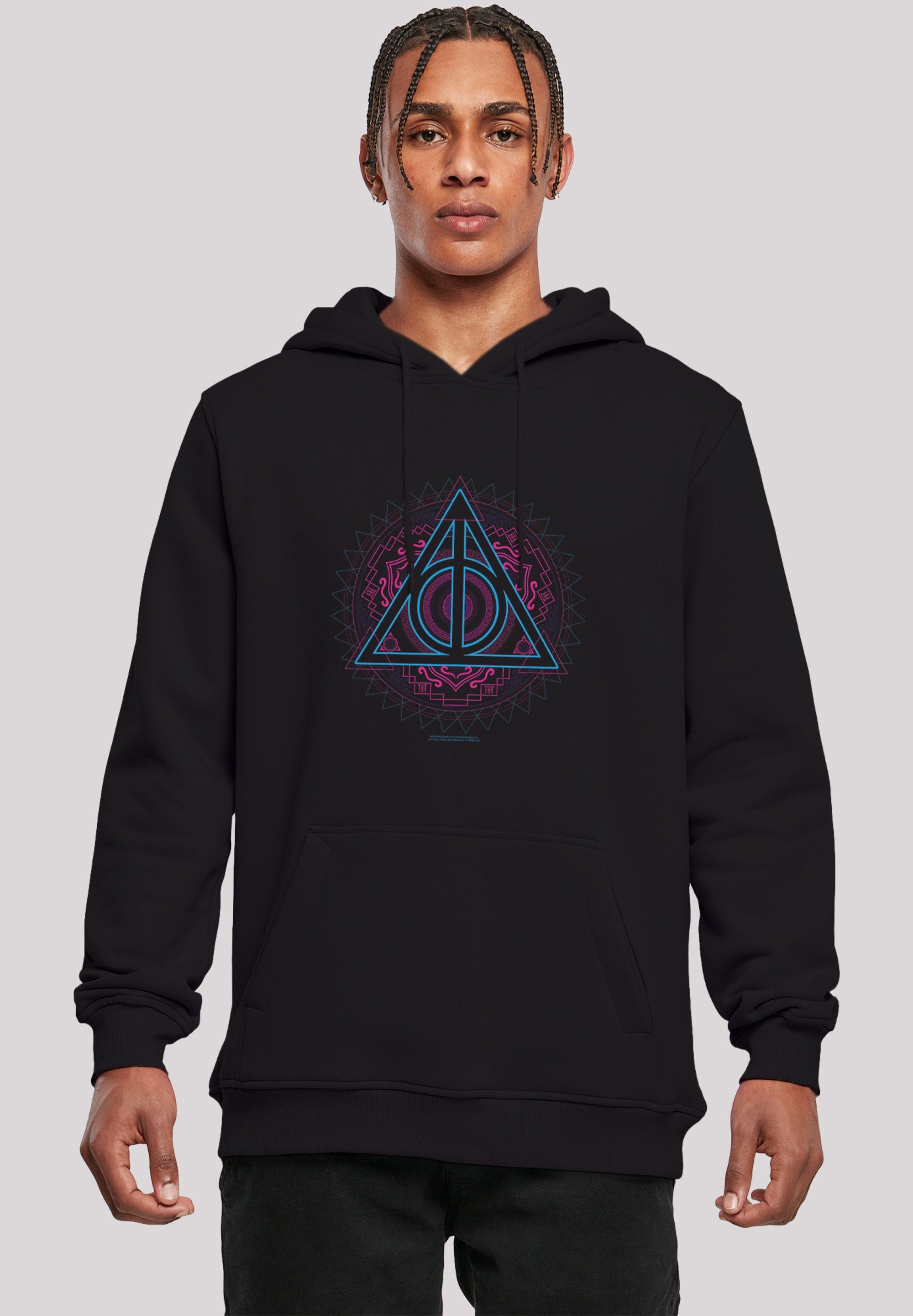 F4NT4STIC Kapuzenpullover Harry Potter Neon Heiligtümer des Todes Print