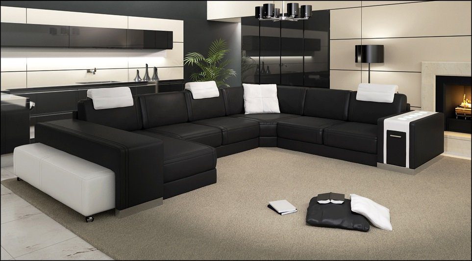 JVmoebel Ecksofa, XX Ecke Ecksofa Polster Big Wohnlandschaft Couch Sofa Ledersofa