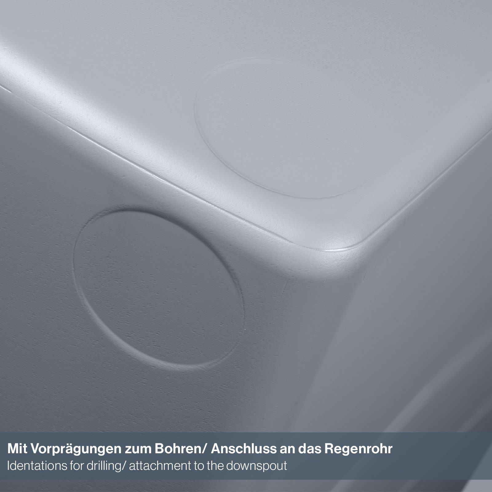 Kreher Regentonne XXL Wassertank "AQUA TOWER" 350 Liter in GLATTER OPTIK mit Füllautomat, 350 l, (1-tlg)